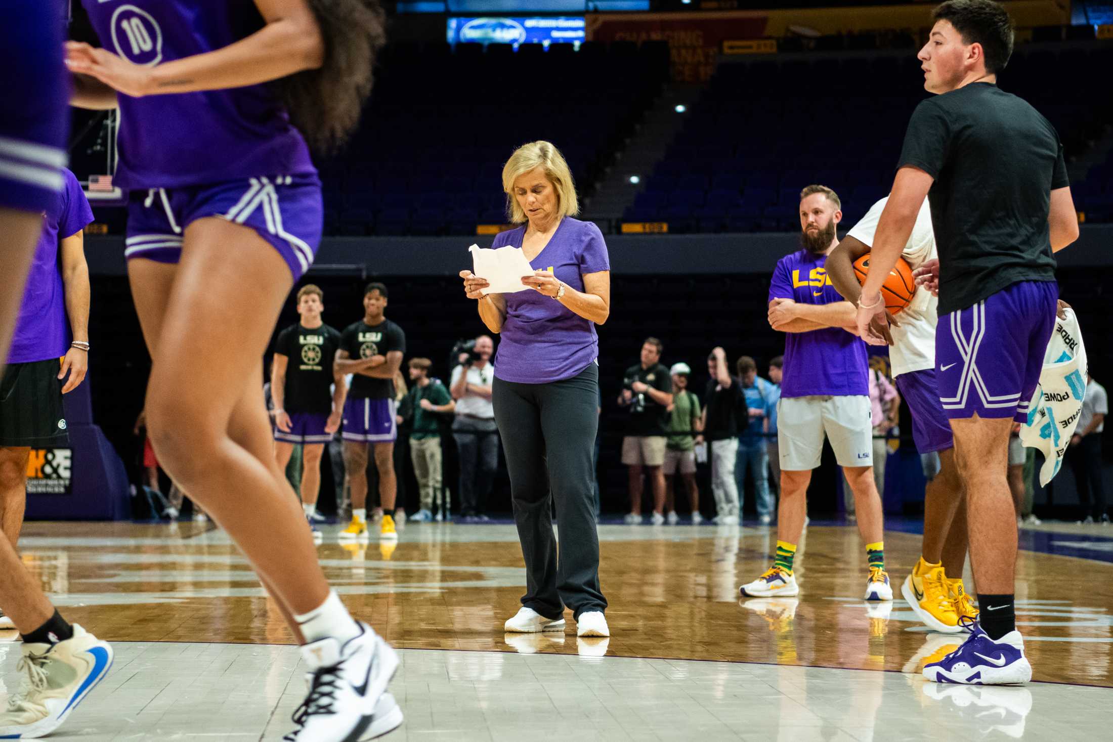 PHOTOS: LSU women's basketball holds practice open to public