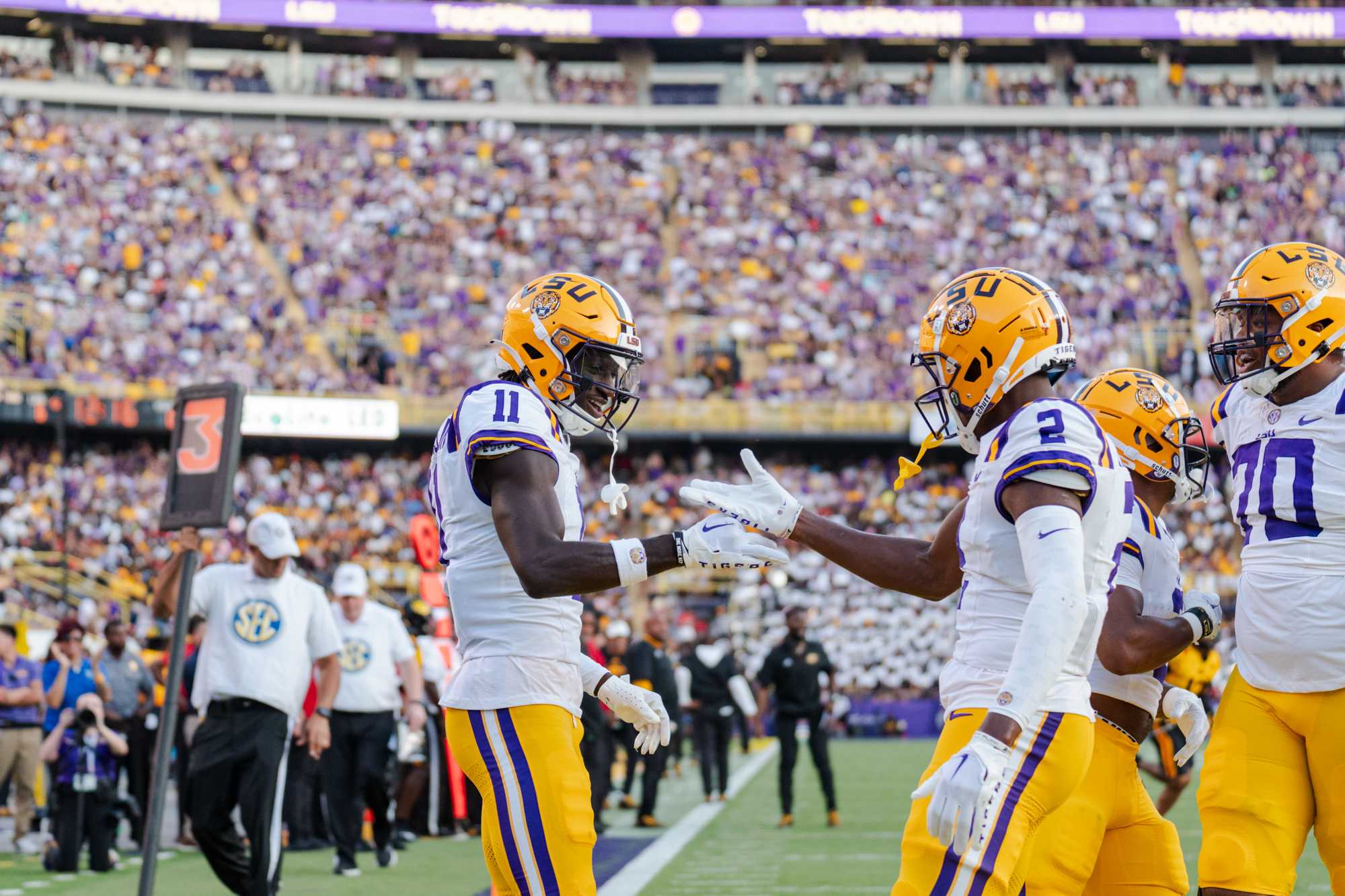 PHOTOS: LSU football defeats Grambling State 72-10 in home opener