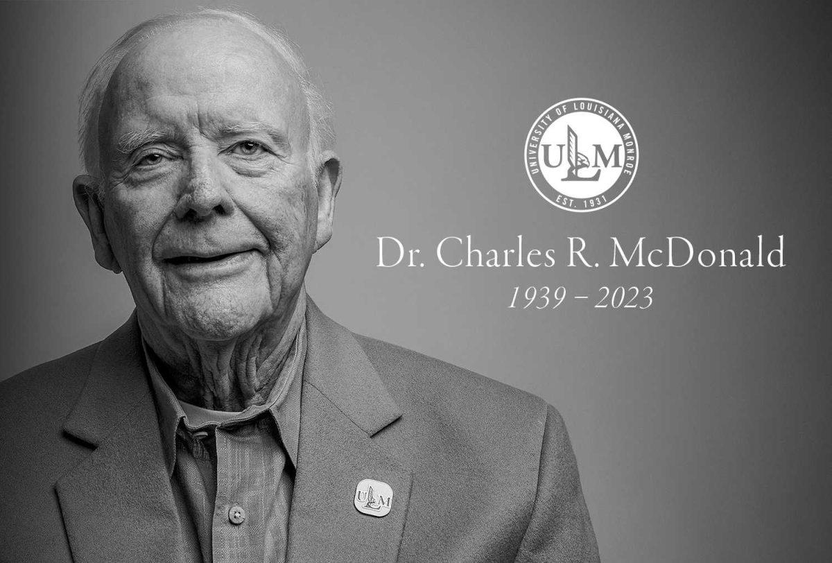 Dr. Charles R. Monroe passed away on August 26, 2023. Photo, courtesy of The University of Louisiana Monroe