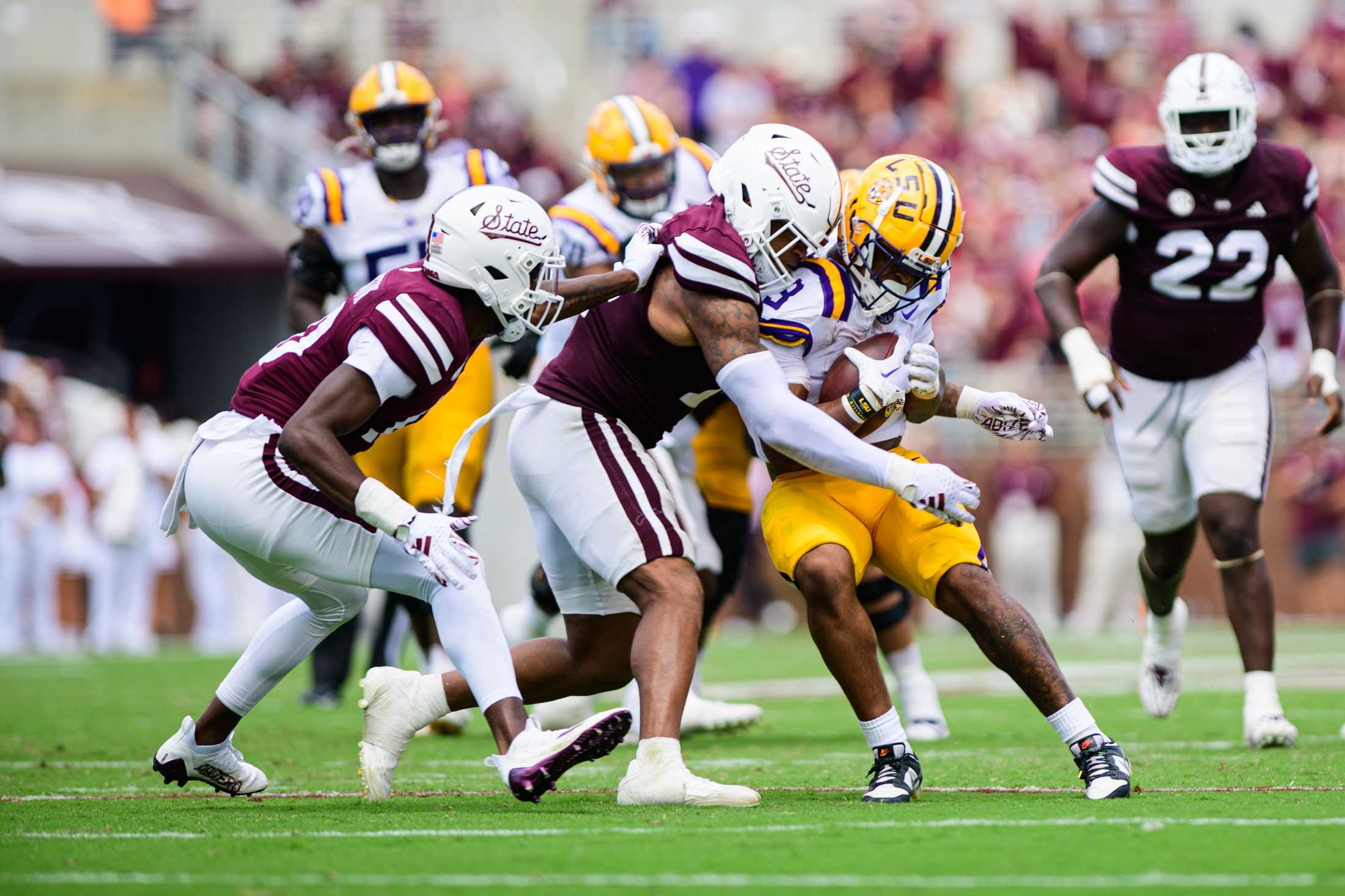 PHOTOS: LSU football defeats Mississippi State 41-14