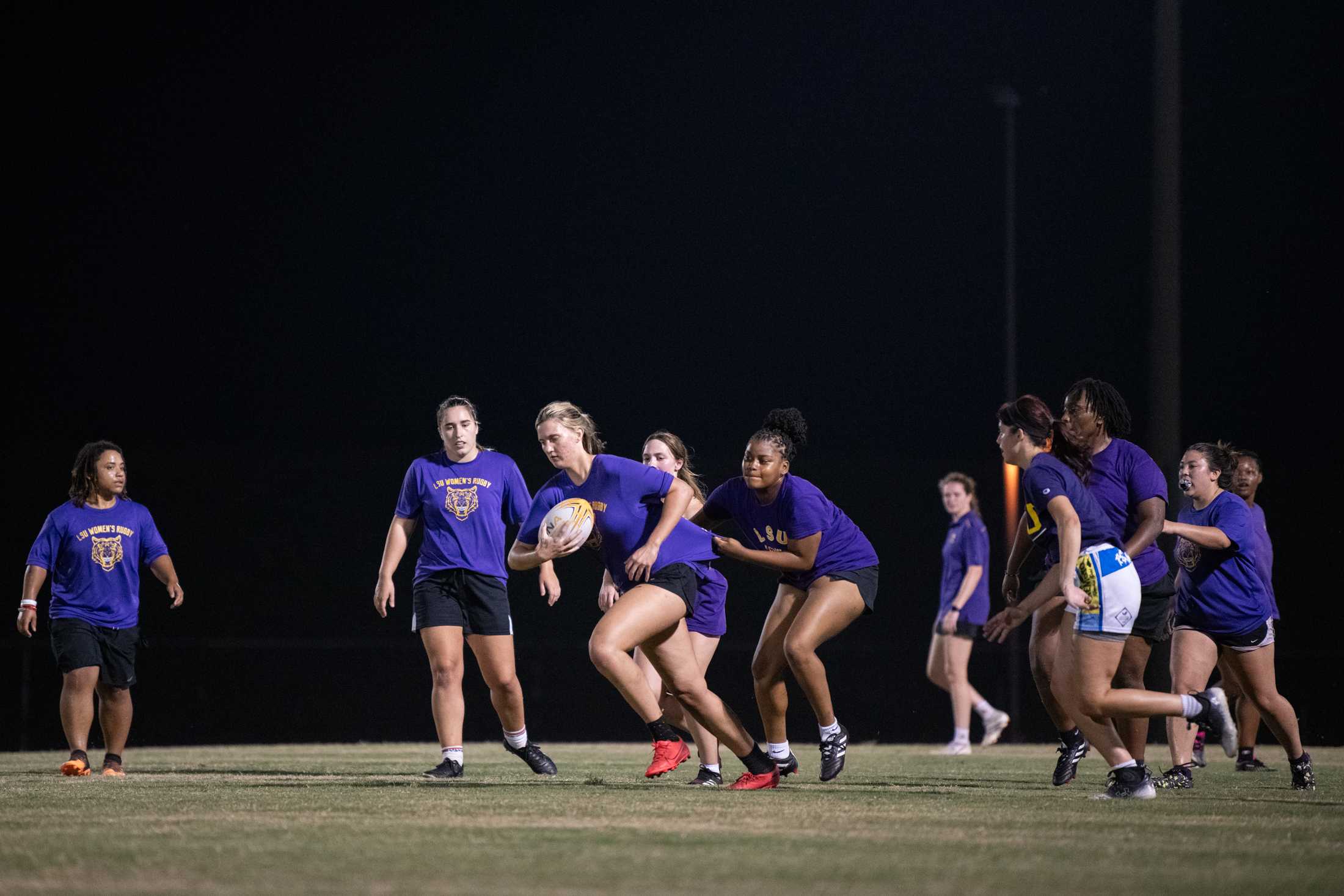 PHOTOS: LSU women's rugby holds practice at UREC Fields