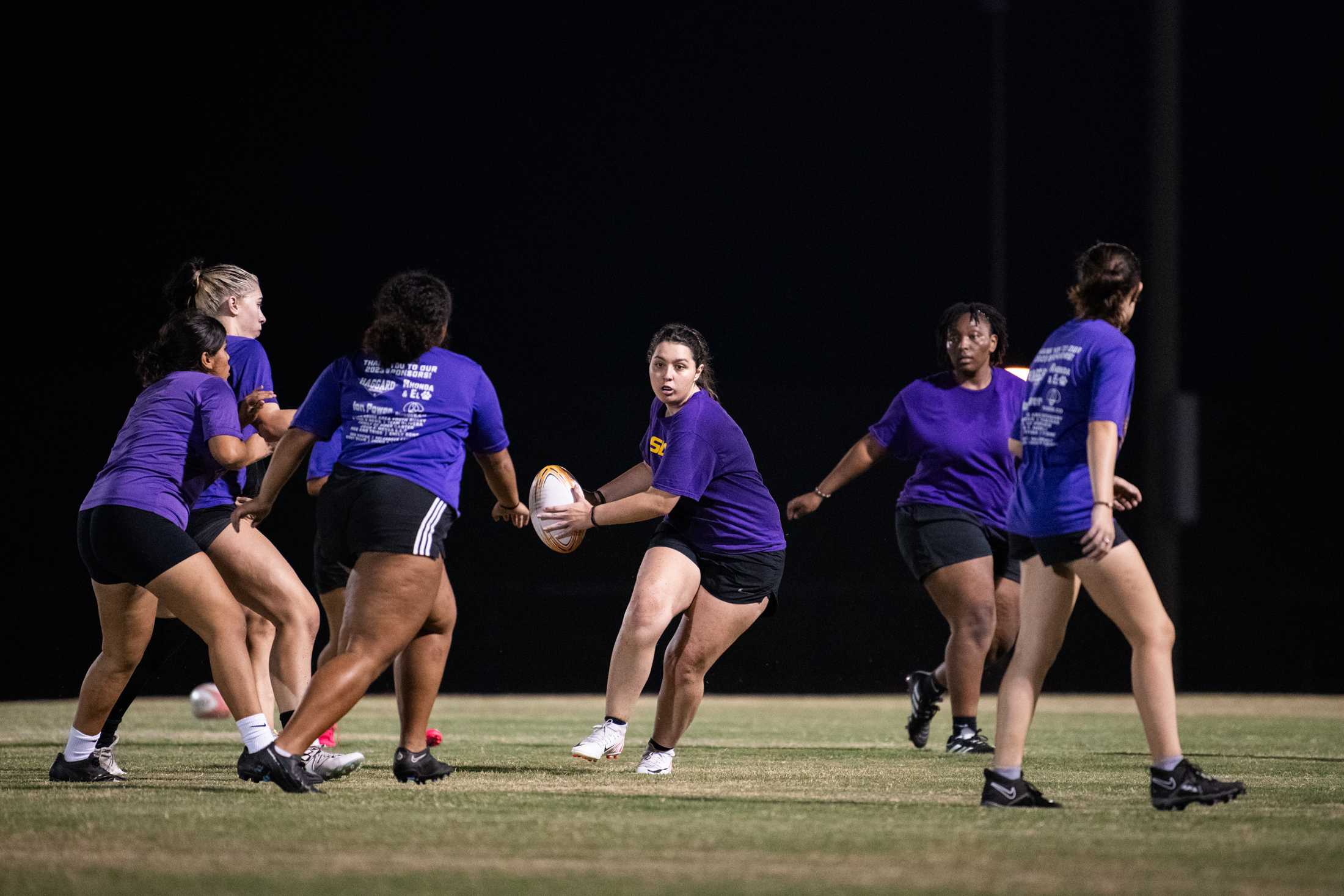 PHOTOS: LSU women's rugby holds practice at UREC Fields