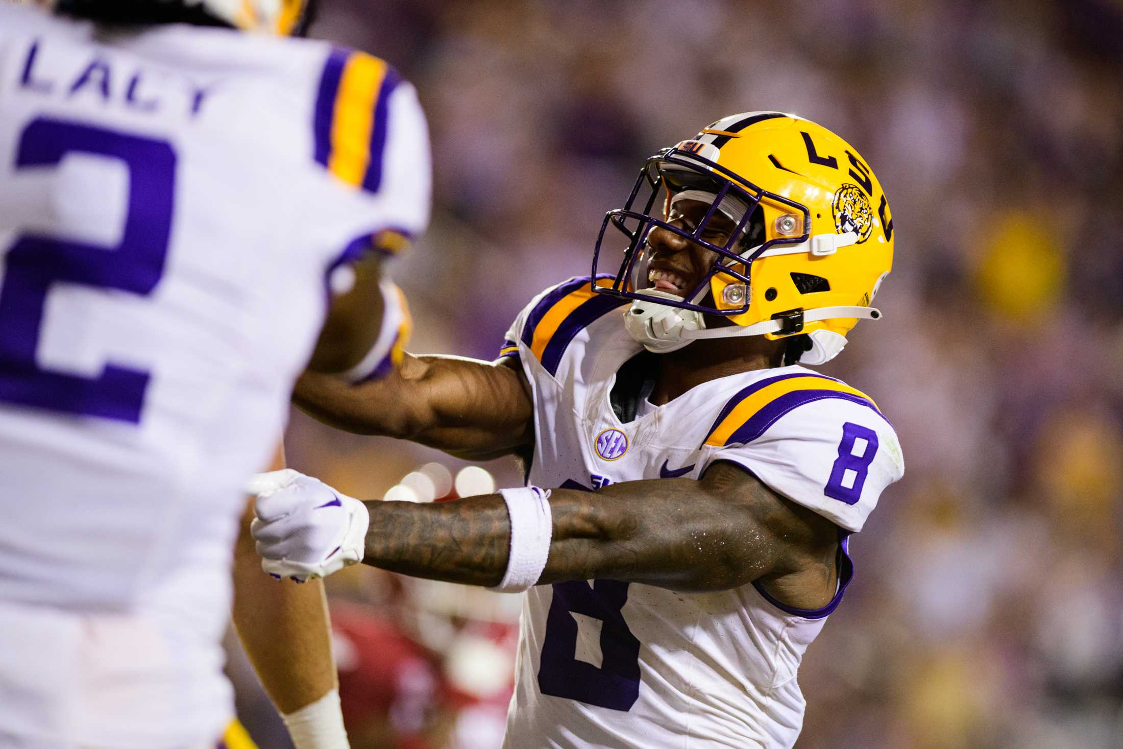 PHOTOS: LSU football defeats Arkansas 34-31