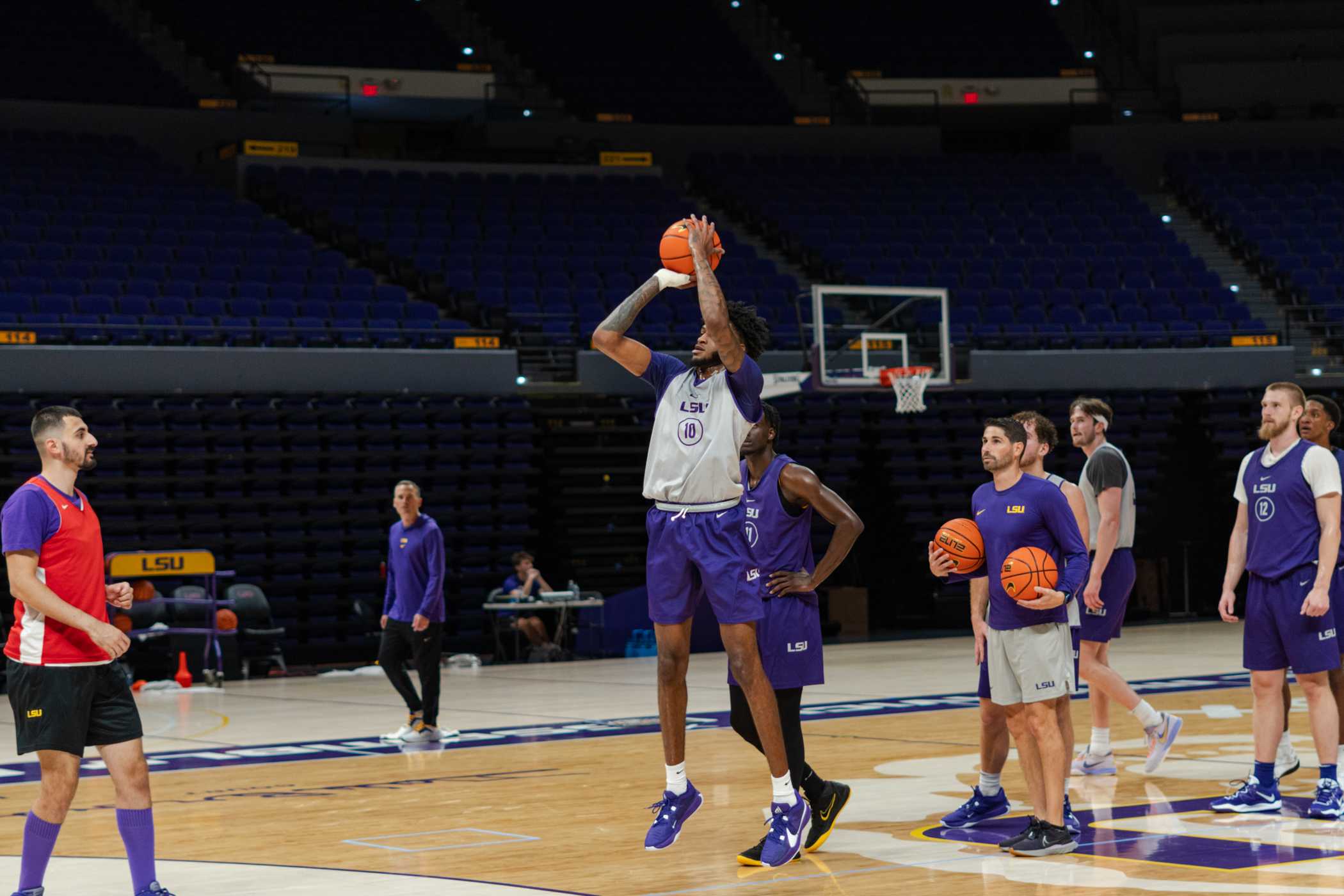 PHOTOS: LSU men's basketball holds first practice