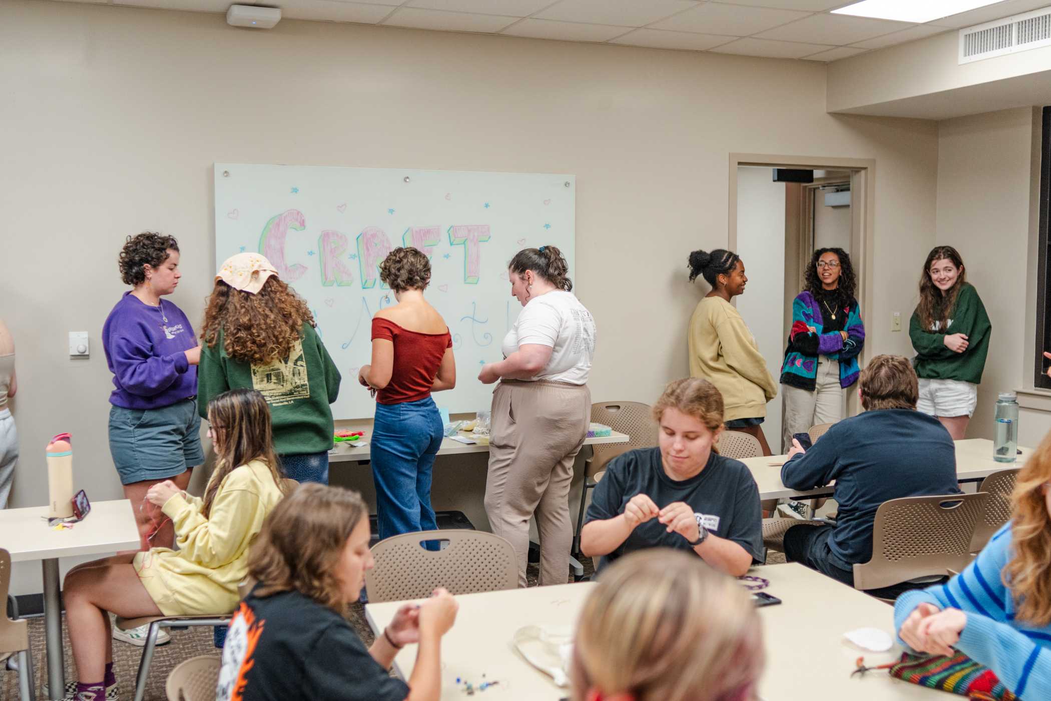 PHOTOS: LSU Feminists in Action holds craft night