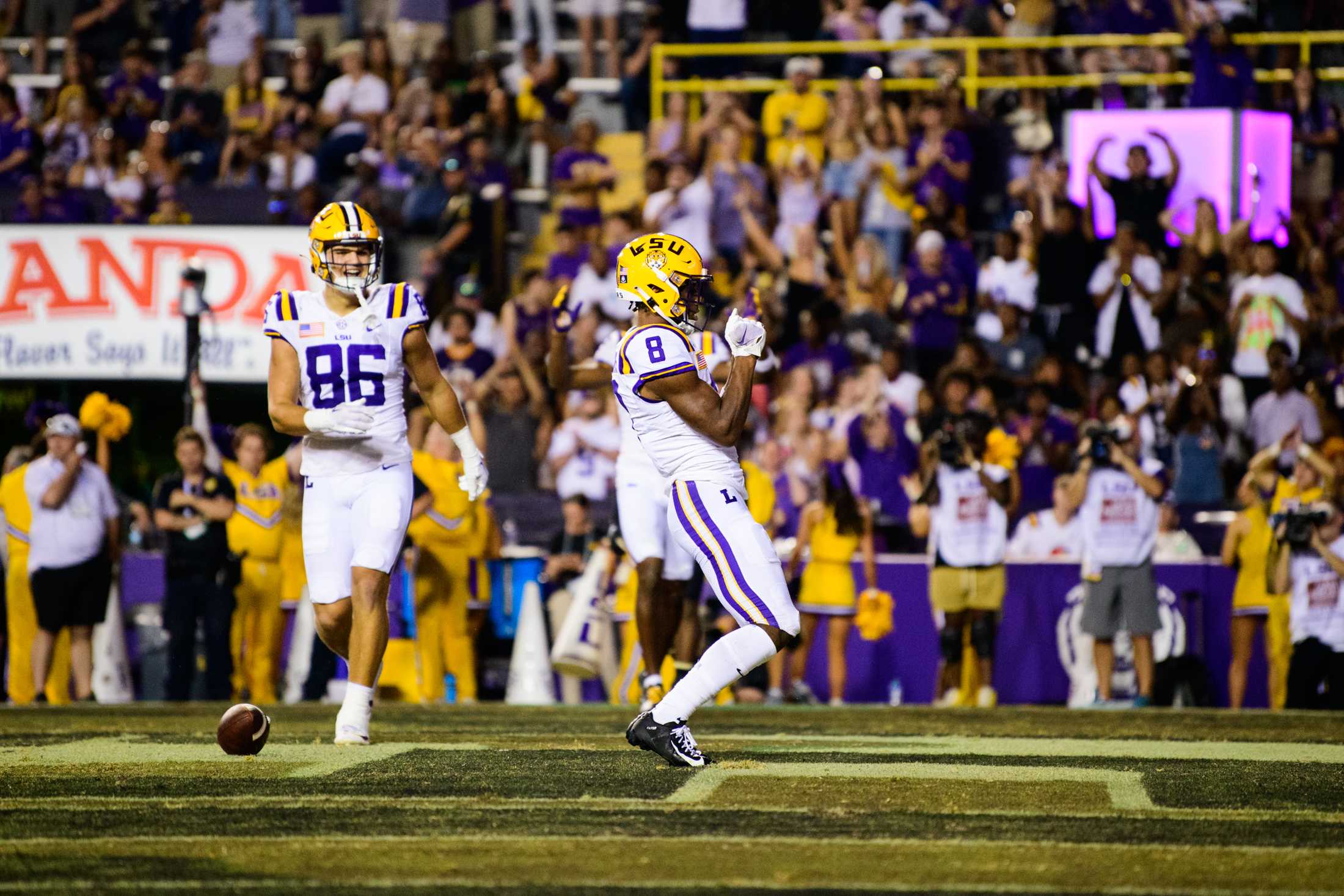 PHOTOS: LSU football shuts out Army 62-0