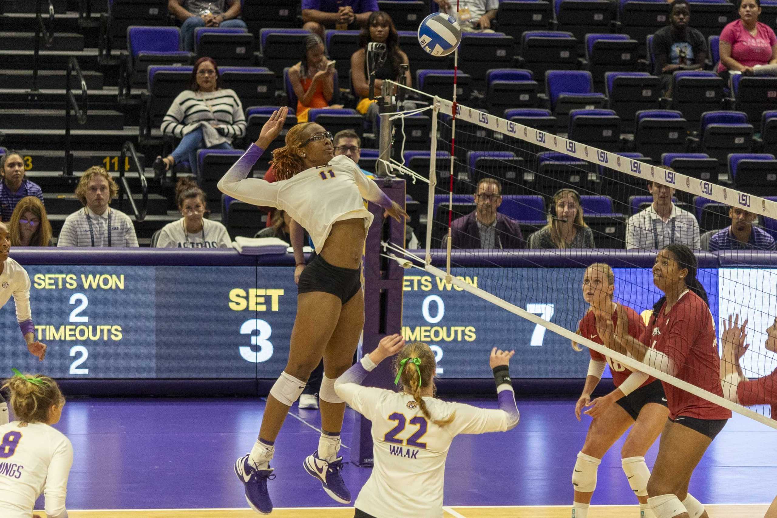 PHOTOS: LSU volleyball falls to Arkansas 3-0