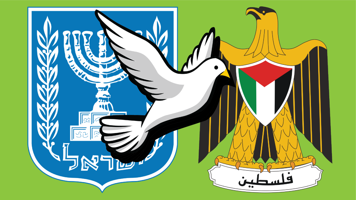 Israel Palestine Peace Graphic