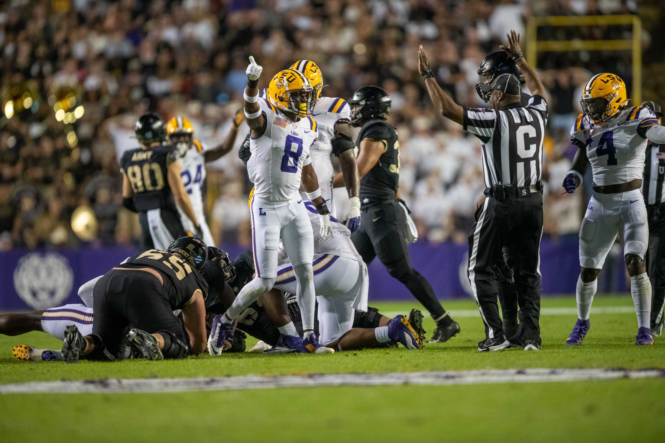 PHOTOS: LSU football shuts out Army 62-0