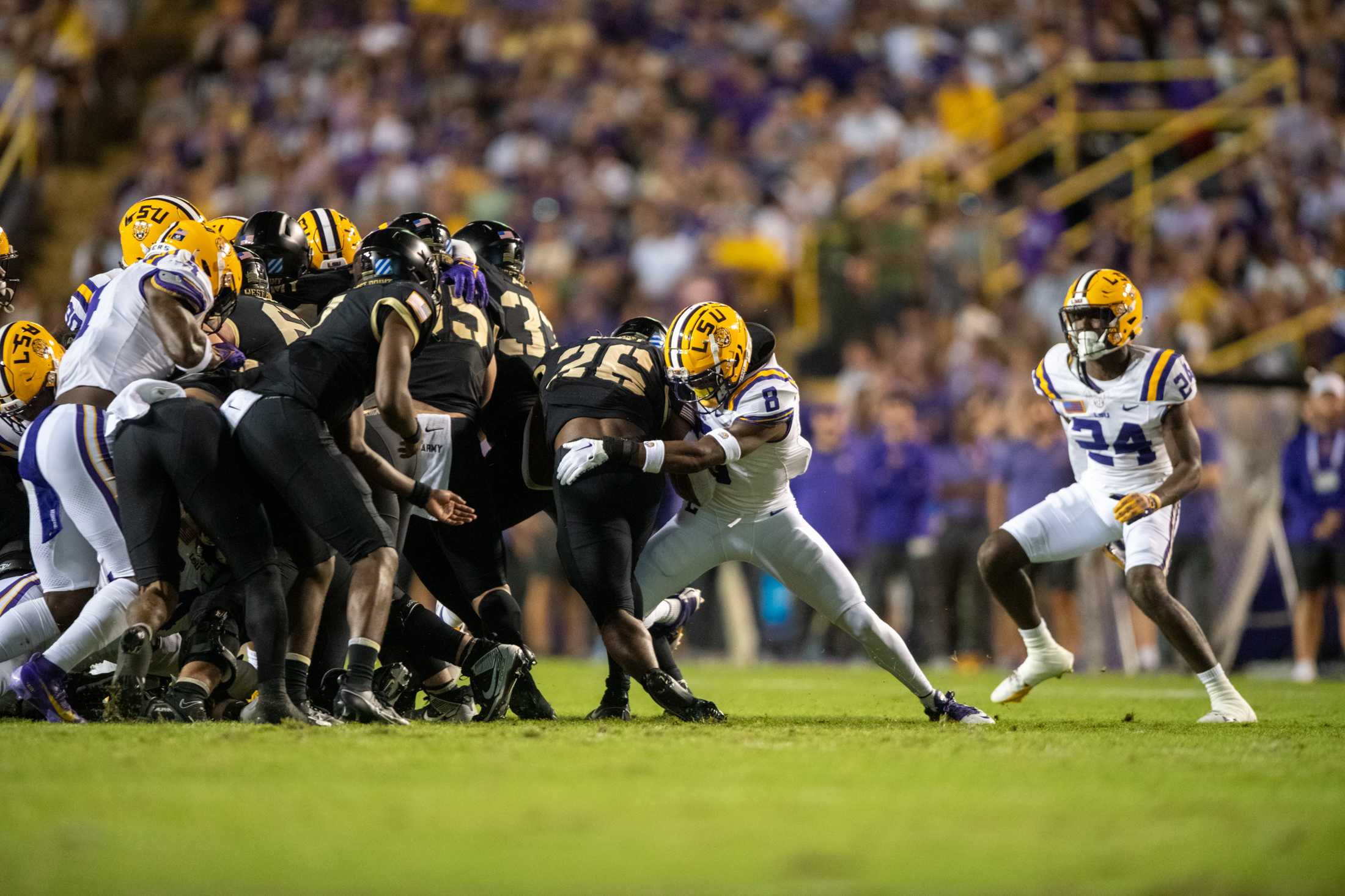 PHOTOS: LSU football shuts out Army 62-0