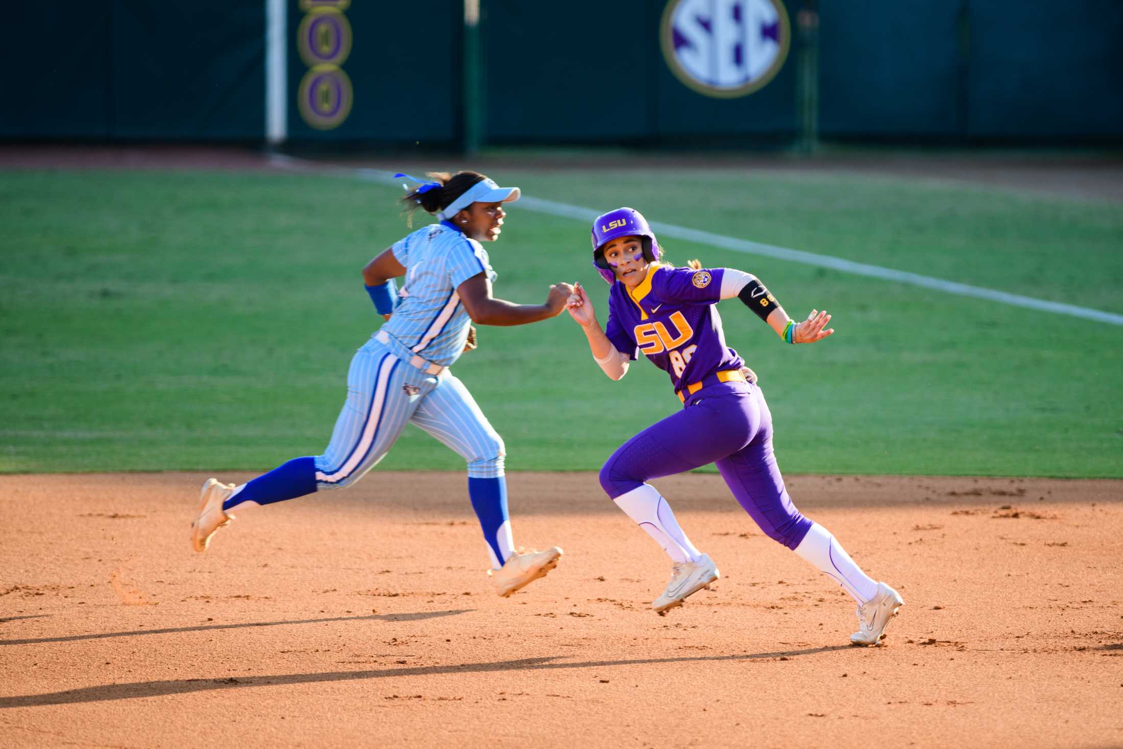 PHOTOS: LSU softball holds exhibition match against Co-Lin