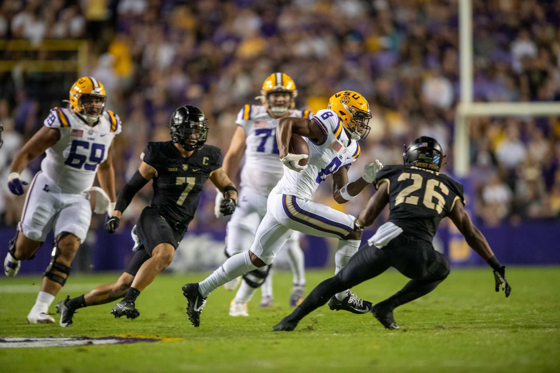 PHOTOS: LSU football shuts out Army 62-0