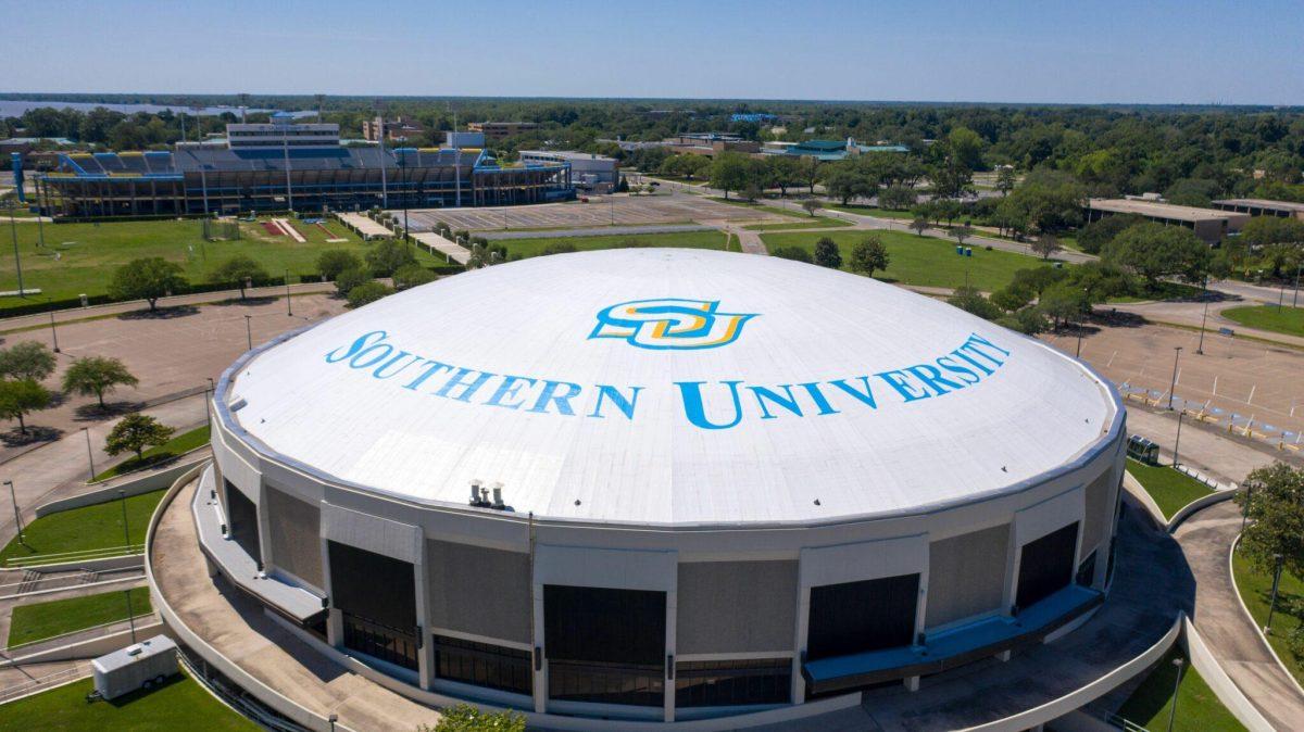 The F. G. Clark Activity Center at Southern University in Baton Rouge is also known as the “Mini-Dome” and is a multi-purpose facility used for campus and community events. (Photo provided by Southern University)