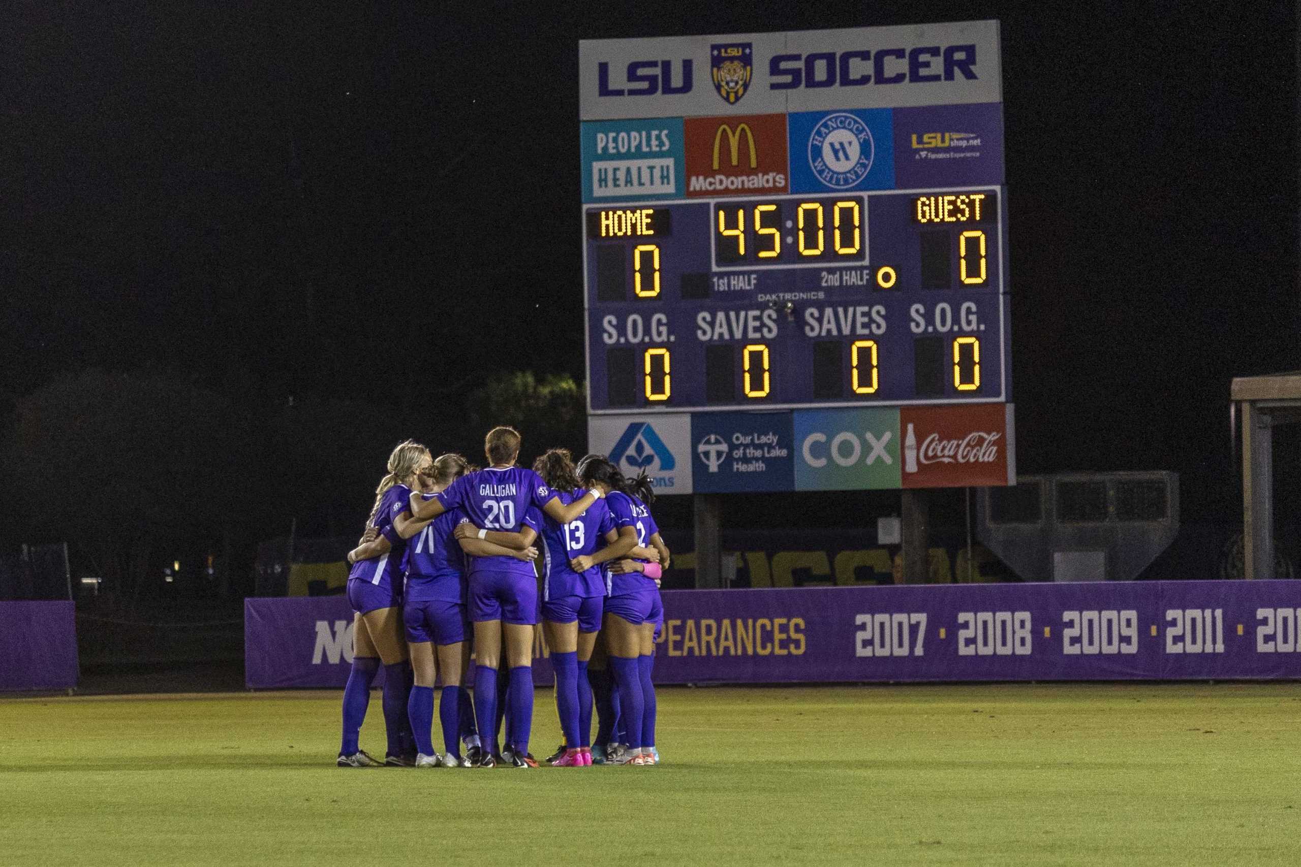 PHOTOS: LSU soccer ties Texas A&M 0-0