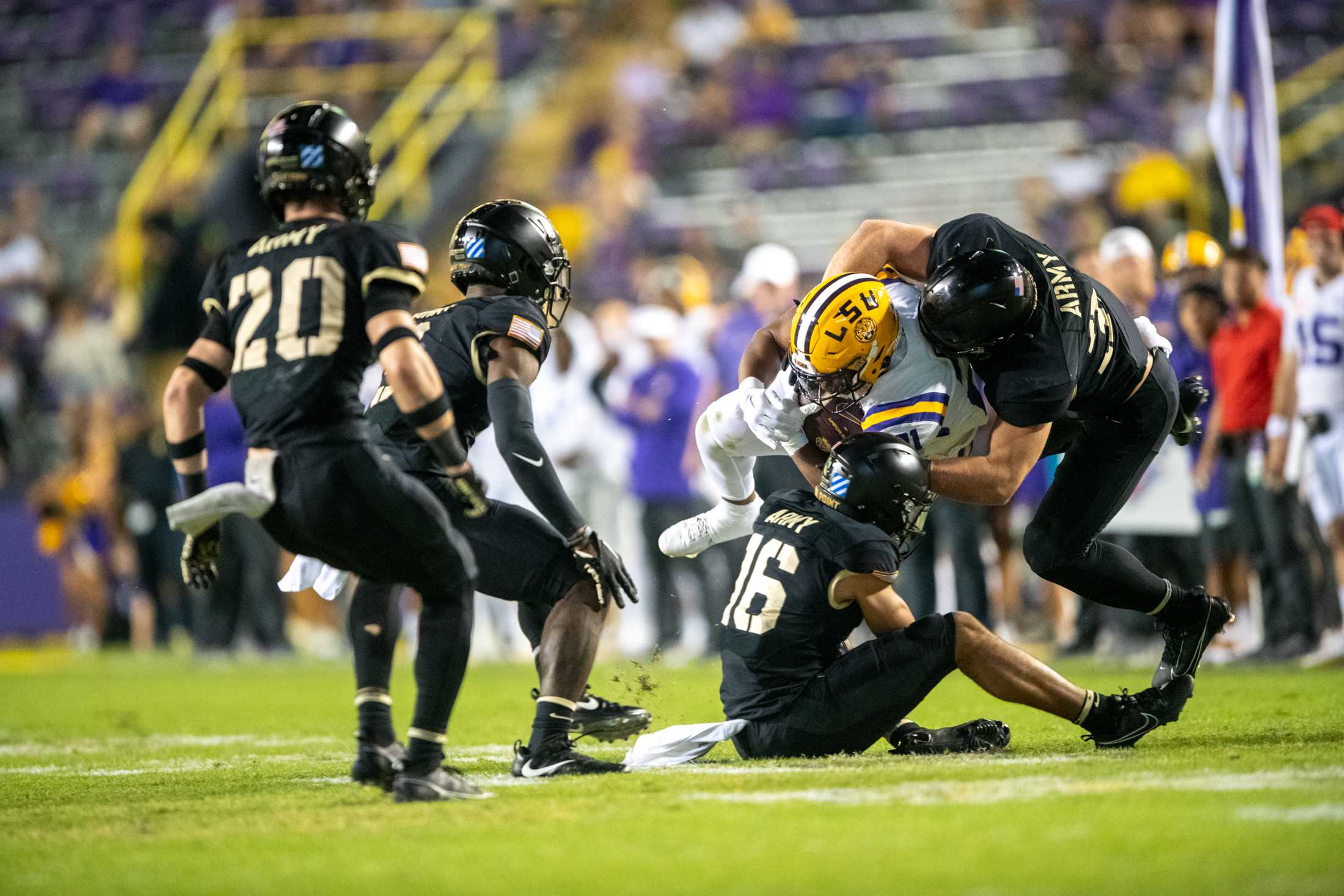 PHOTOS: LSU football shuts out Army 62-0