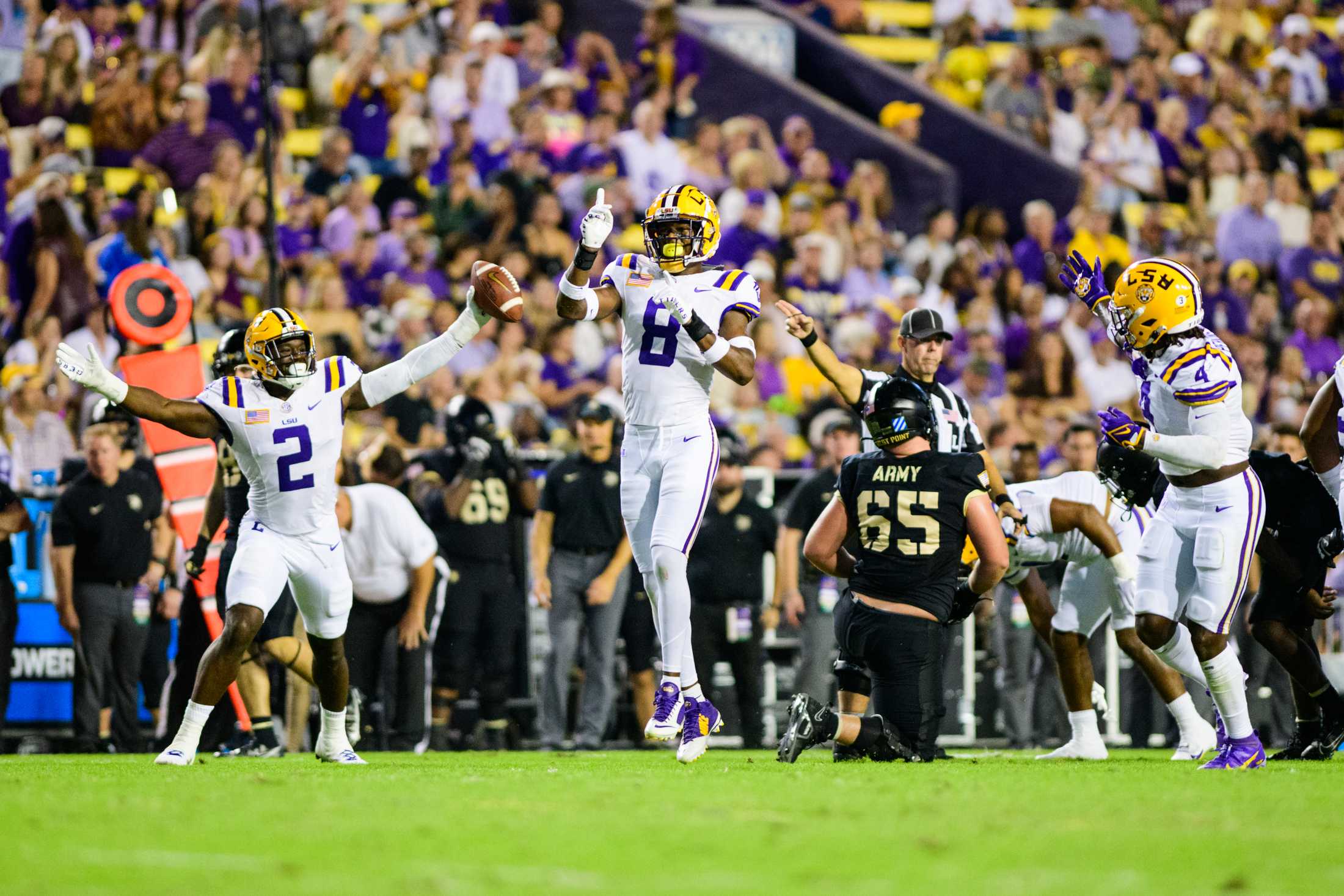 PHOTOS: LSU football shuts out Army 62-0