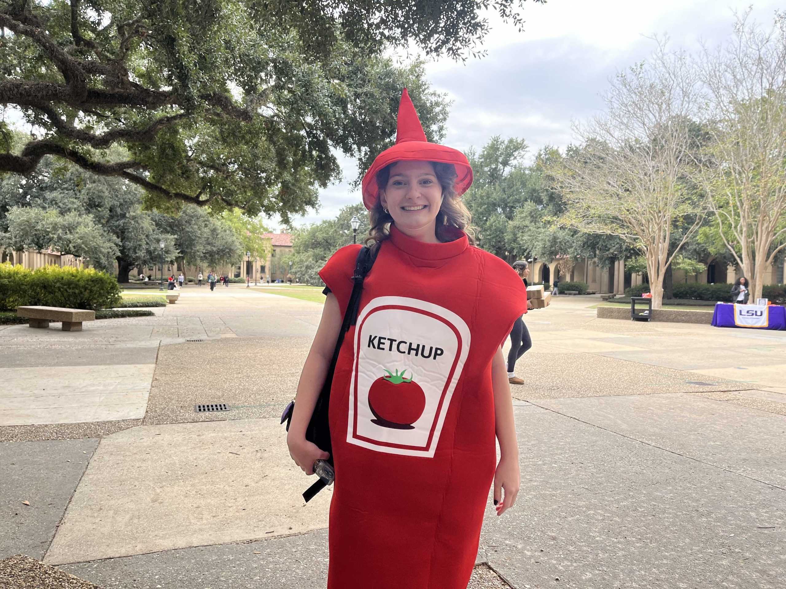 From a bottle of ketchup to Kermit the Frog&#8211; yes, LSU students do wear costumes to class on Halloween