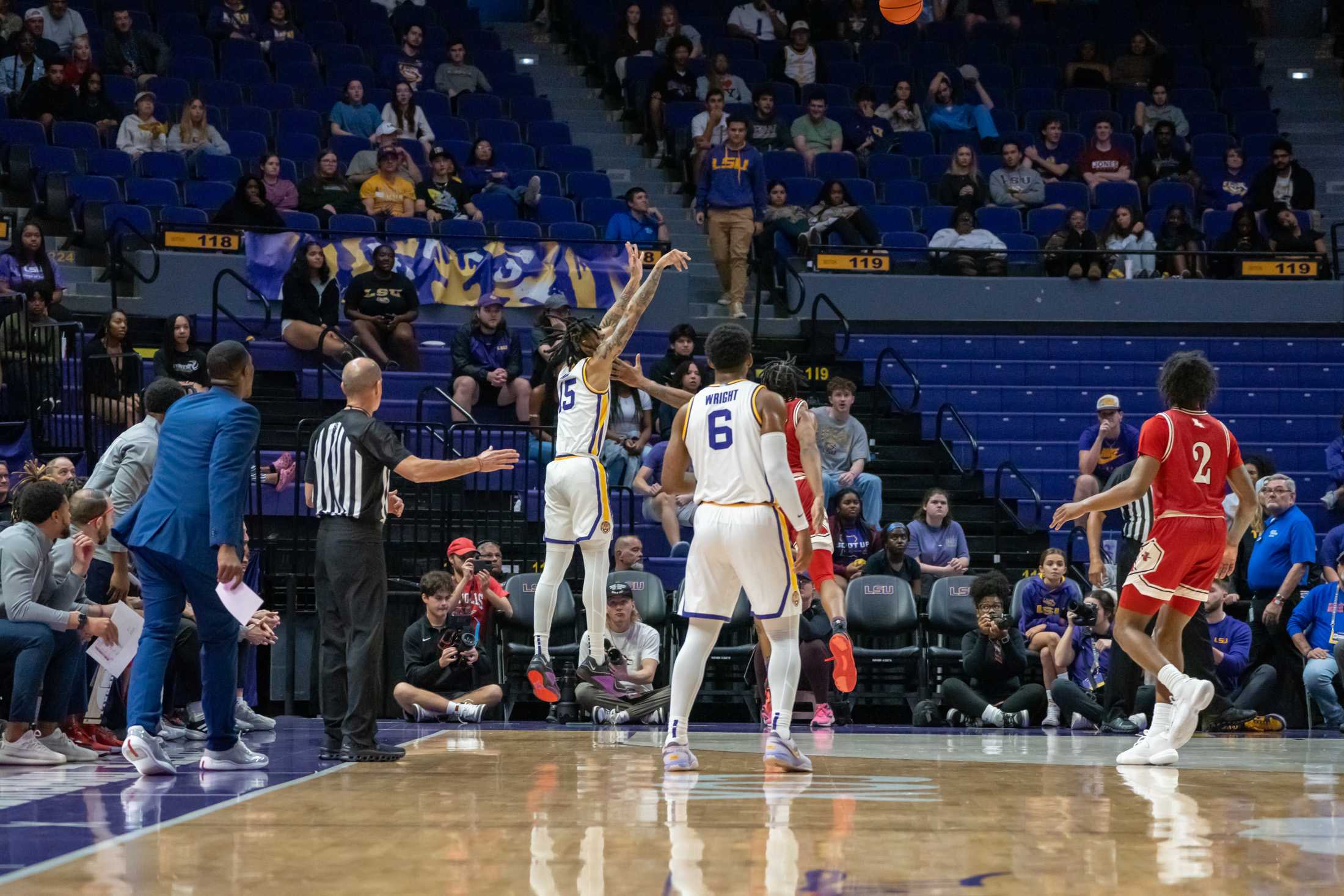 PHOTOS: LSU men's basketball falls against Nicholls 68-66