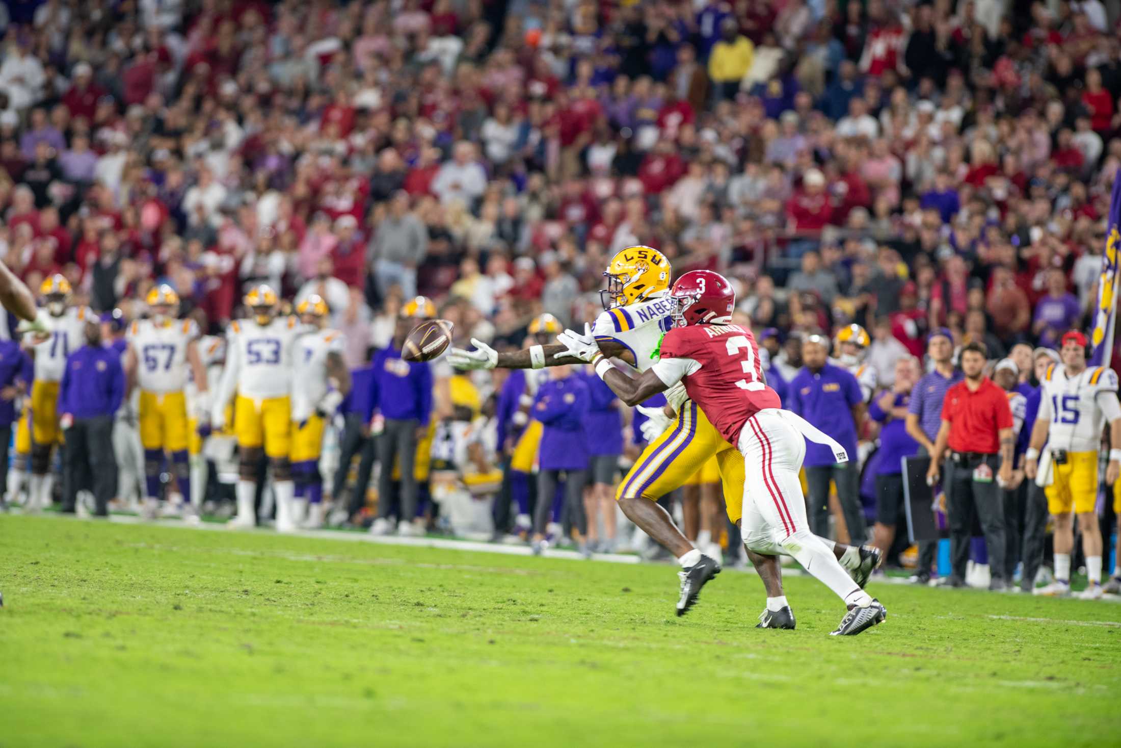 PHOTOS: LSU football falls to Alabama 42-28 in Bryant-Denny Stadium