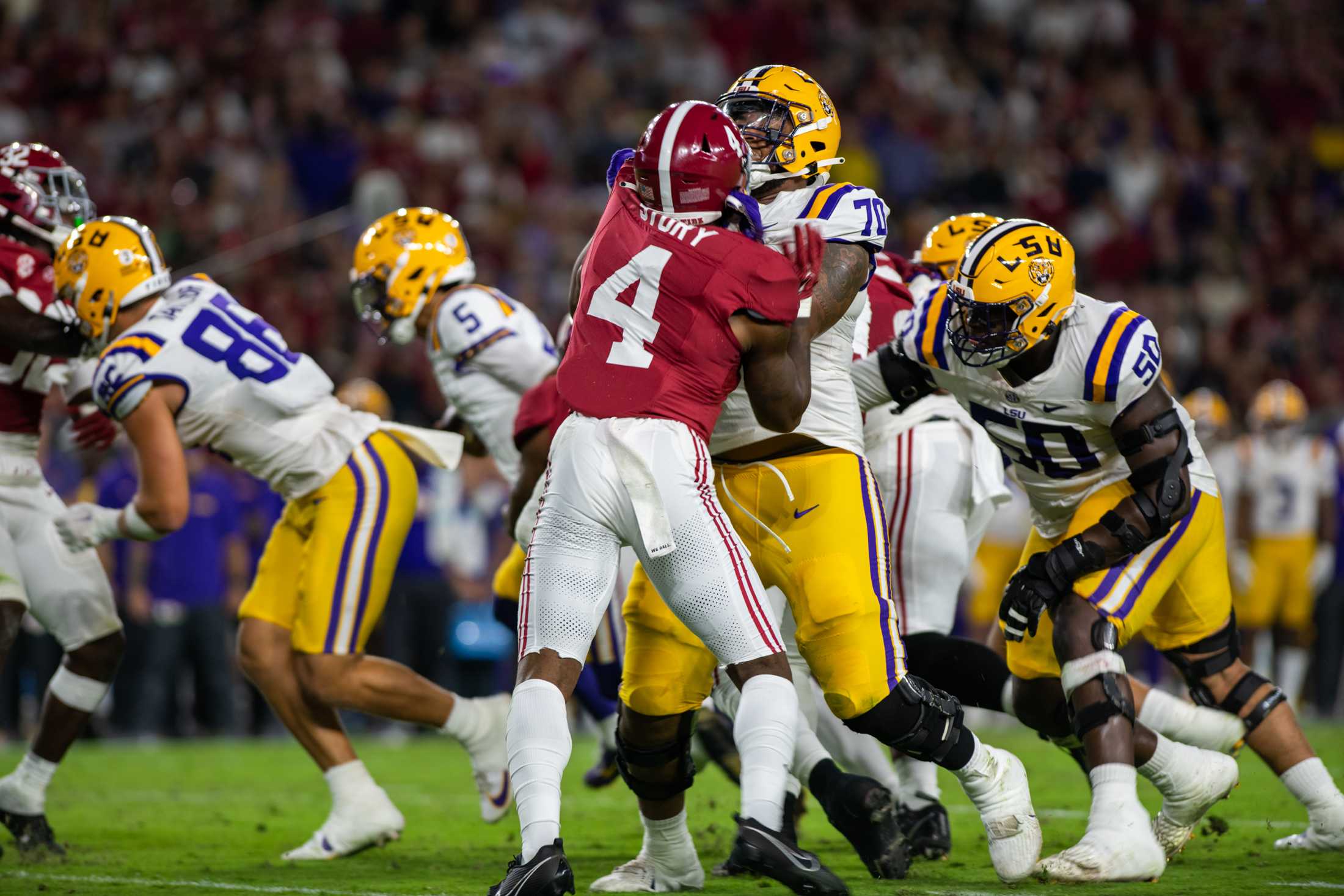 PHOTOS: LSU football falls to Alabama 42-28 in Bryant-Denny Stadium