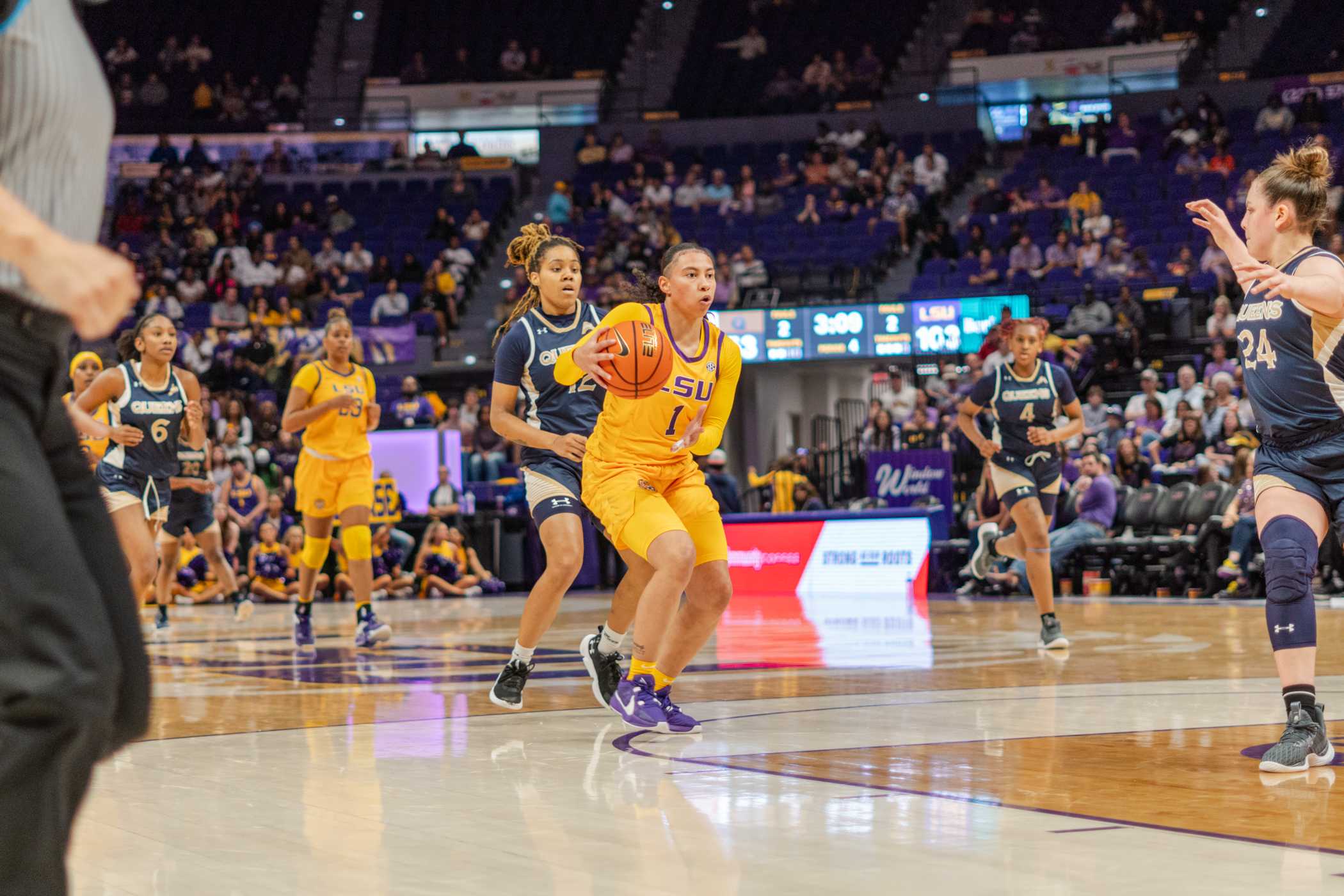 PHOTOS: LSU women's basketball defeats Queens 112-55 in home opener