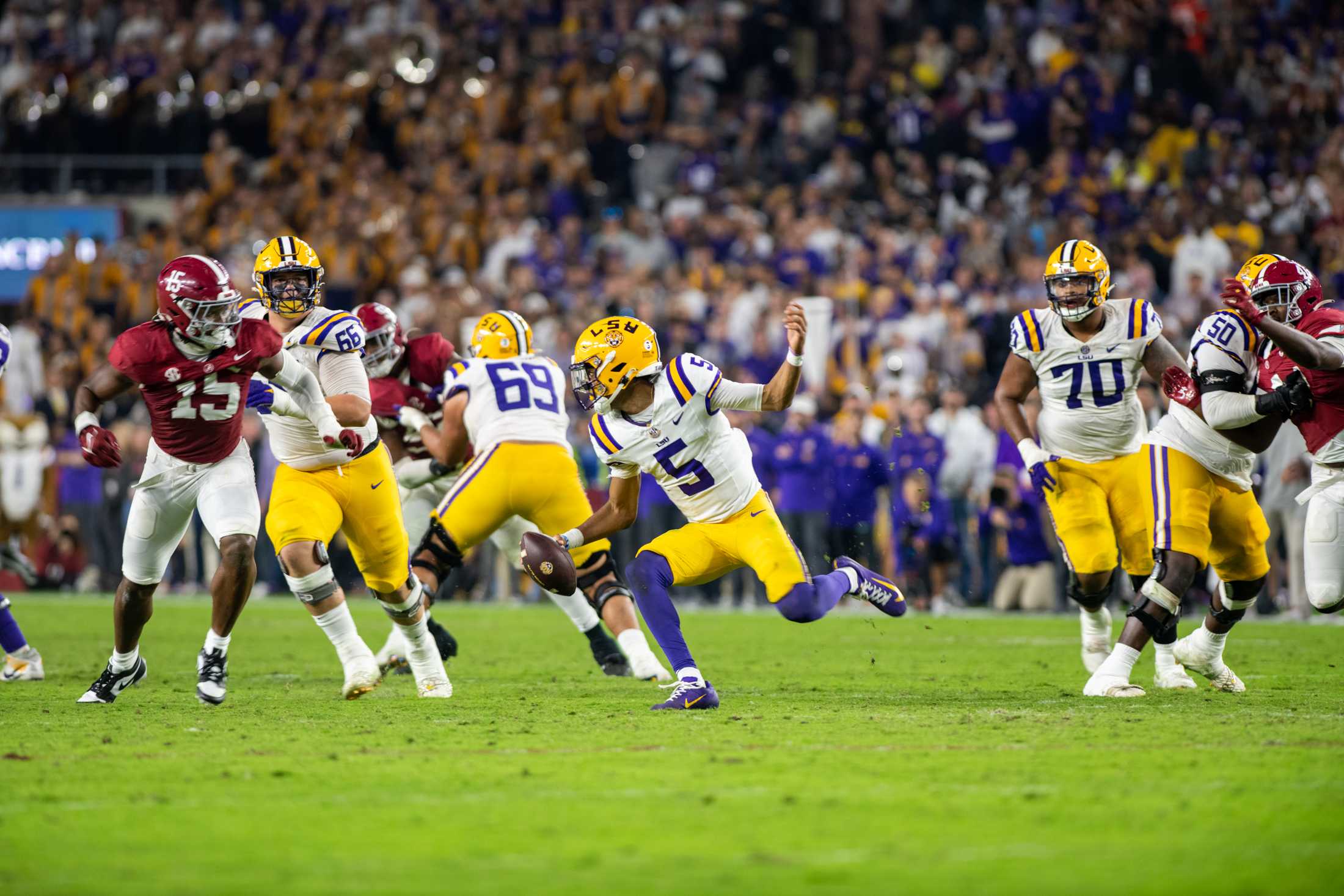 PHOTOS: LSU football falls to Alabama 42-28 in Bryant-Denny Stadium