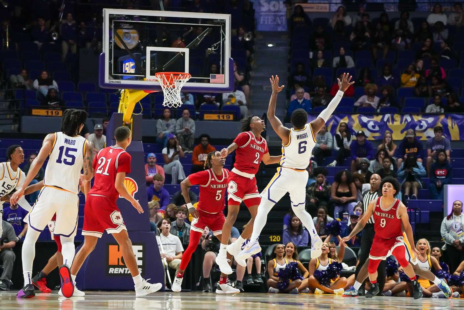 PHOTOS: LSU men's basketball falls against Nicholls 68-66