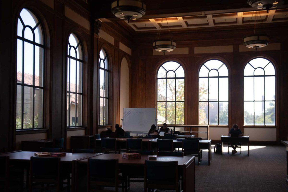 Students study in a quiet space at the Hill Memorial Library on Friday, Nov. 3, 2023, on Field House Drive in Baton Rouge, La.