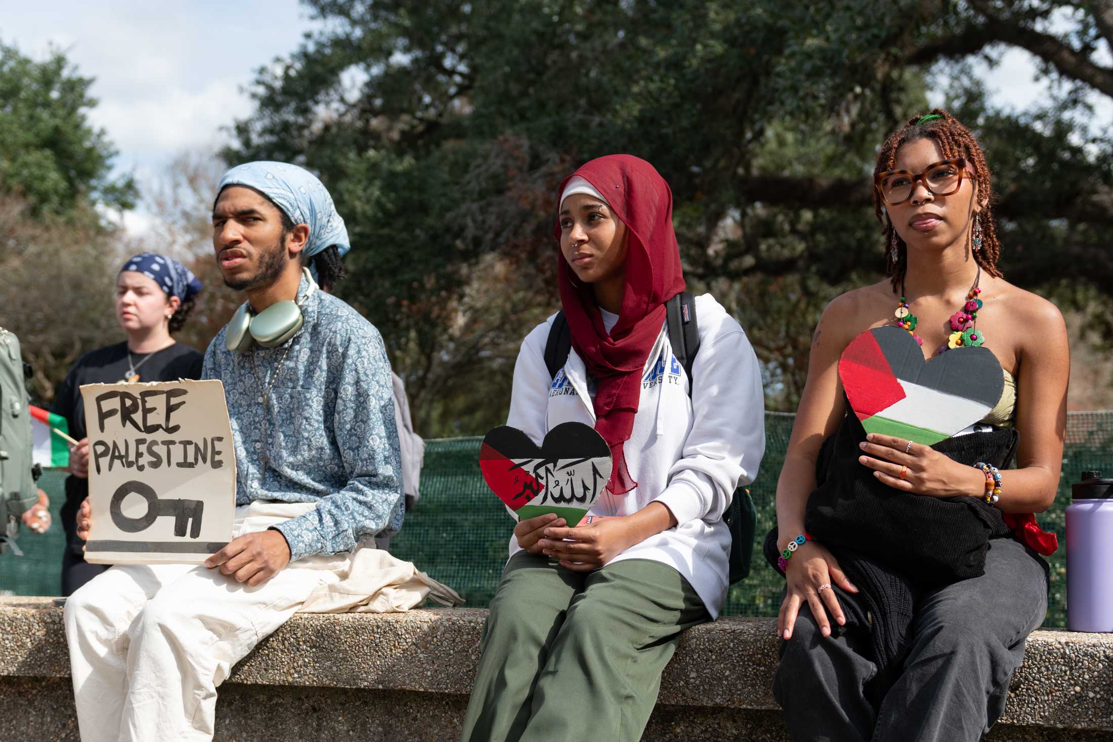 PHOTOS: LSU students march for Palestine in Free Speech Alley