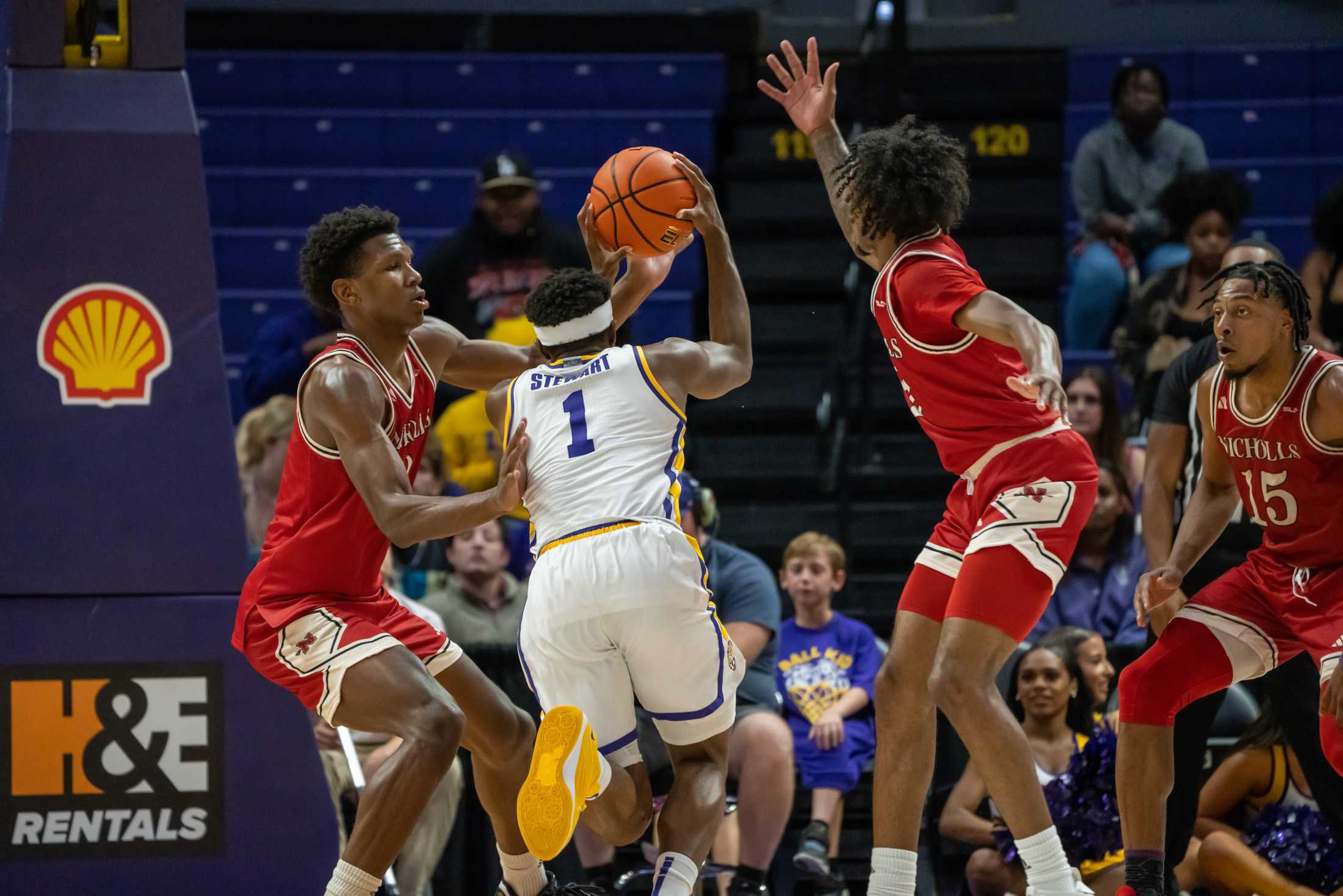 PHOTOS: LSU men's basketball falls against Nicholls 68-66