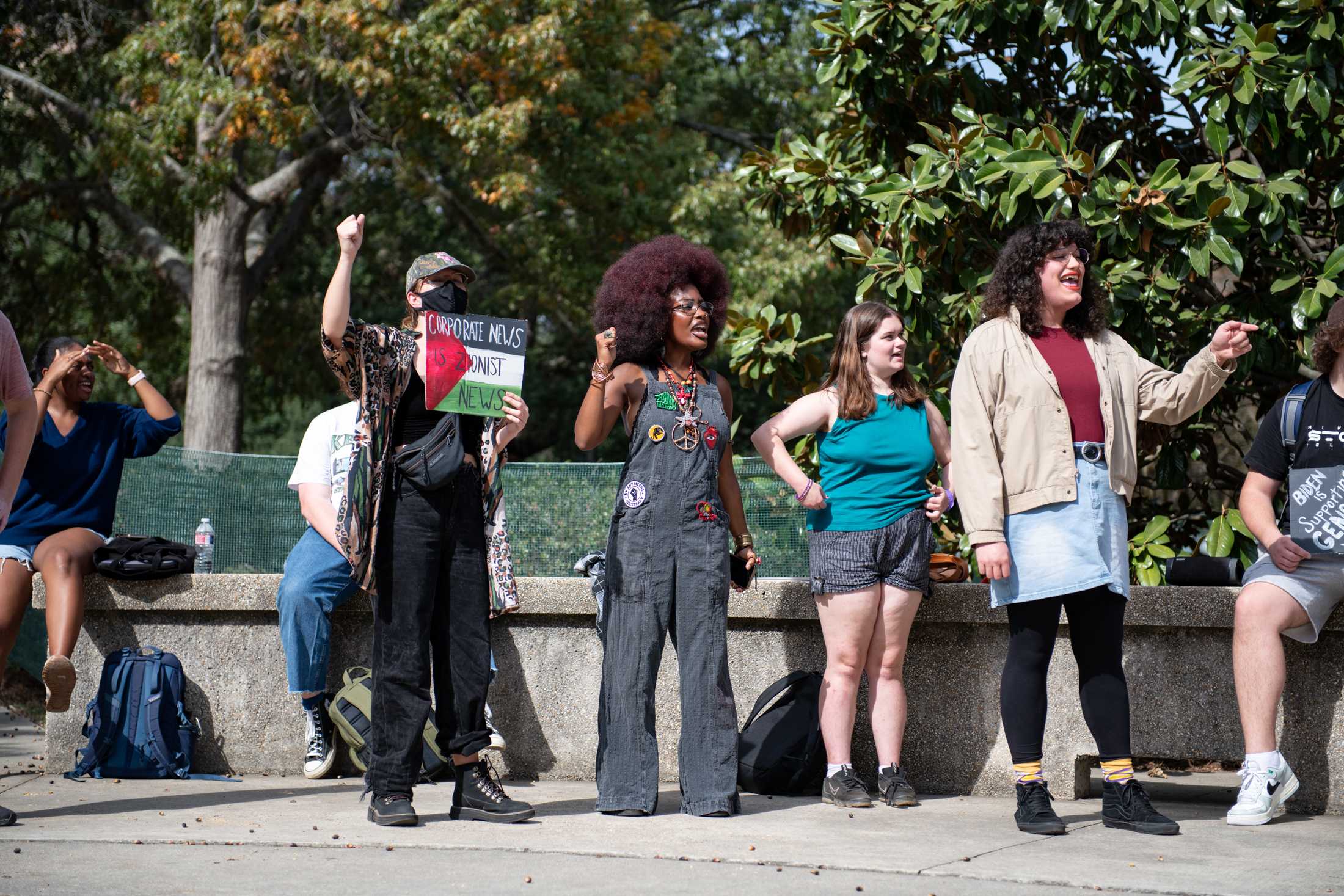 PHOTOS: LSU students march for Palestine in Free Speech Alley