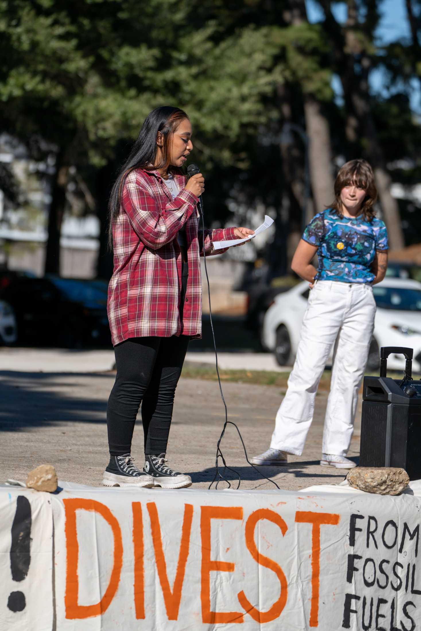 LSU students call for the university to divest from fossil fuels during Climate Week