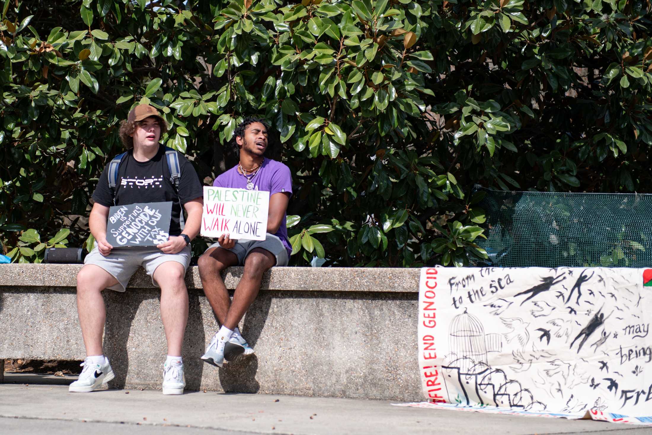 PHOTOS: LSU students march for Palestine in Free Speech Alley