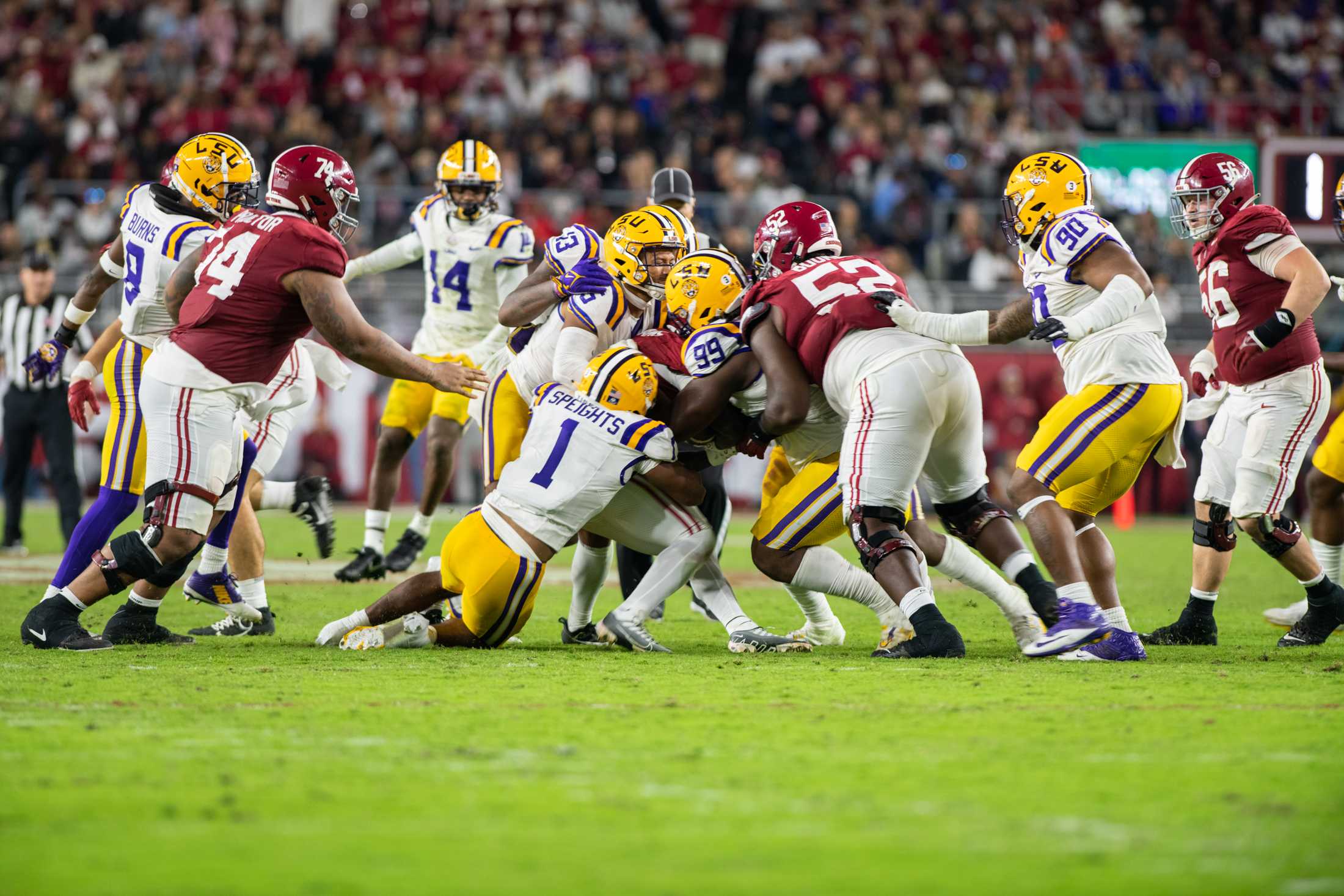 PHOTOS: LSU football falls to Alabama 42-28 in Bryant-Denny Stadium