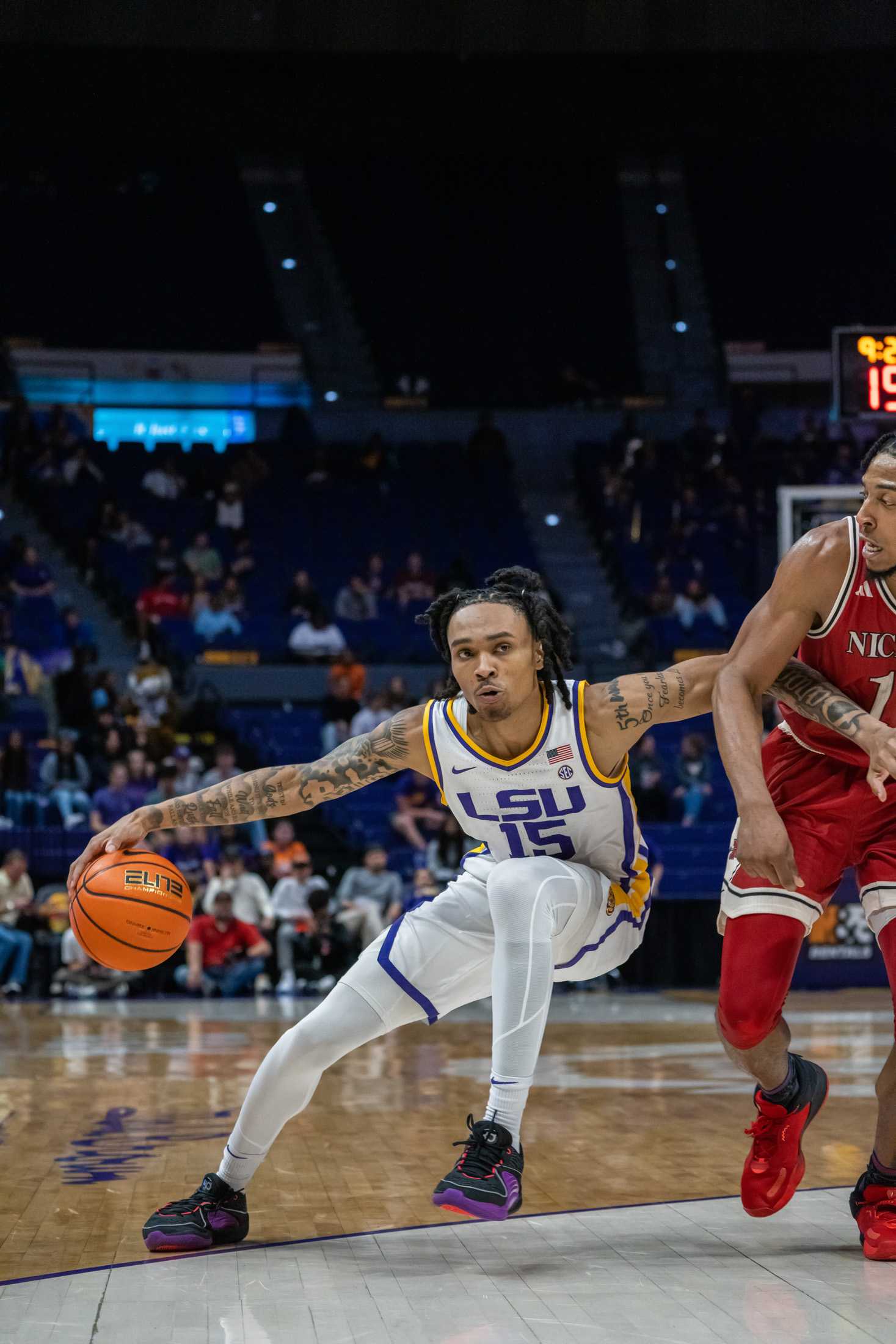 PHOTOS: LSU men's basketball falls against Nicholls 68-66