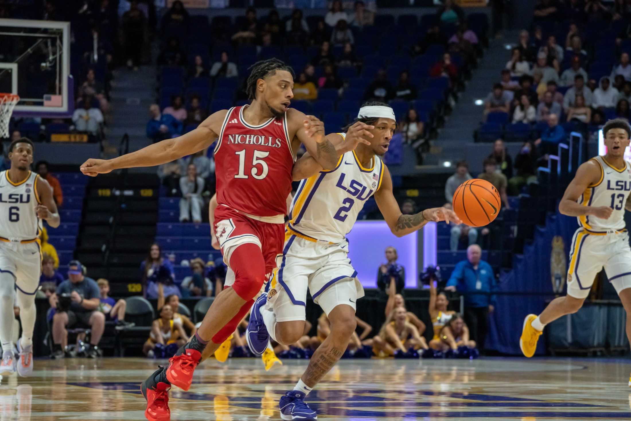 PHOTOS: LSU men's basketball falls against Nicholls 68-66