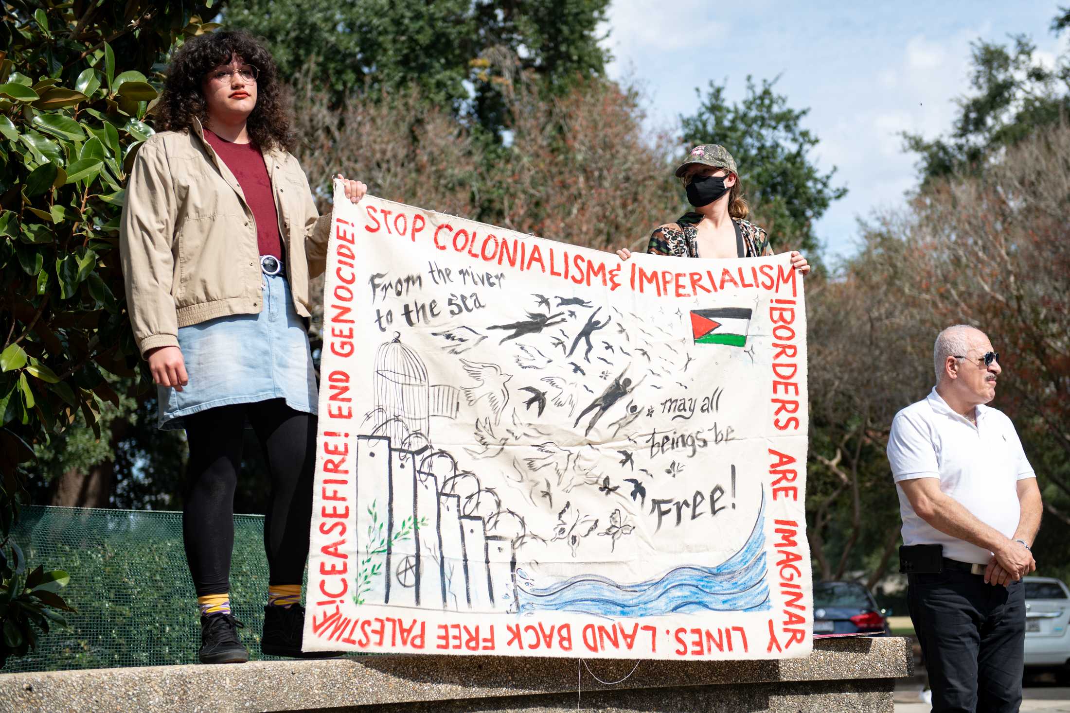 PHOTOS: LSU students march for Palestine in Free Speech Alley