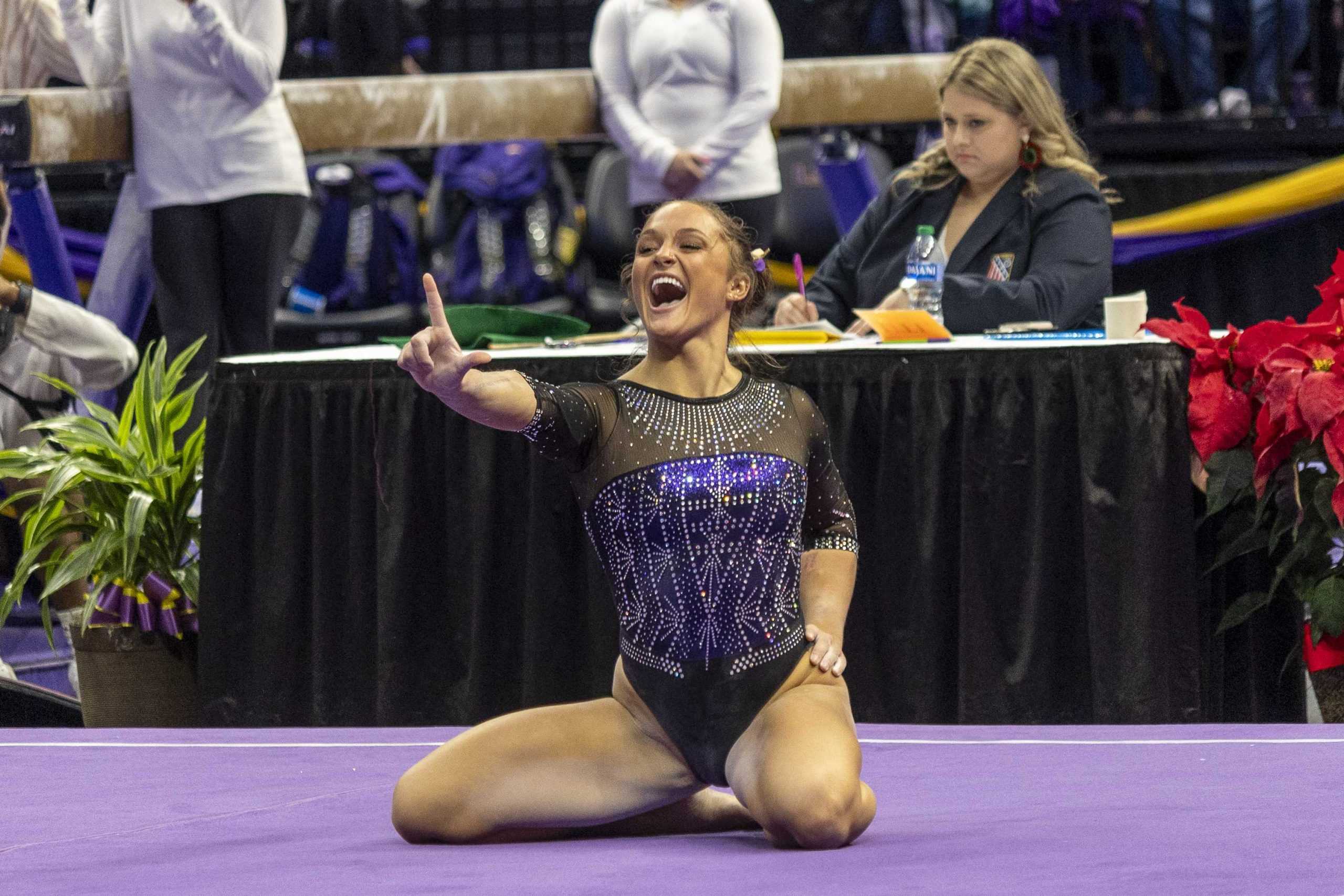 PHOTOS: LSU gymnastics holds exhibition in PMAC