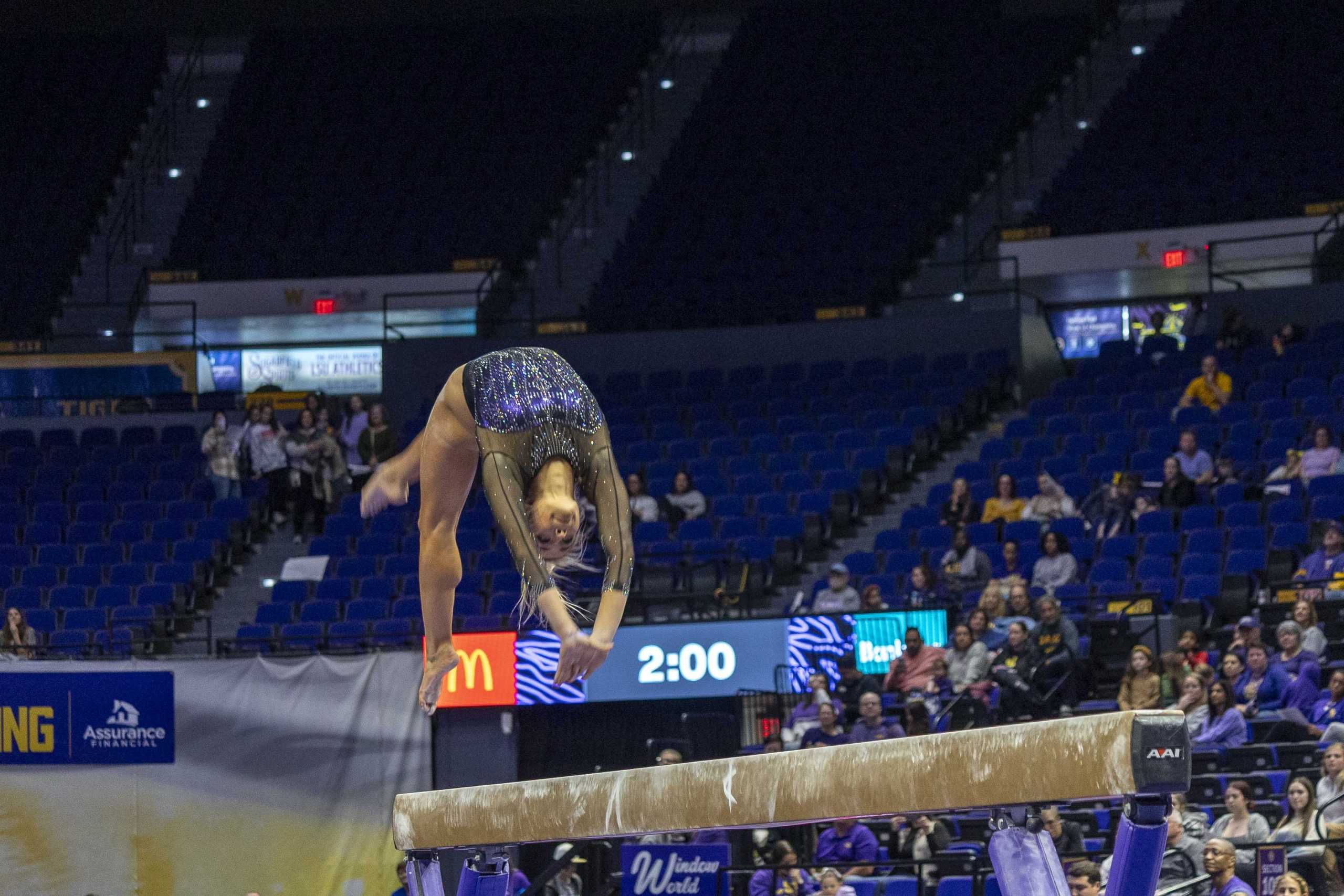 PHOTOS: LSU gymnastics holds exhibition in PMAC