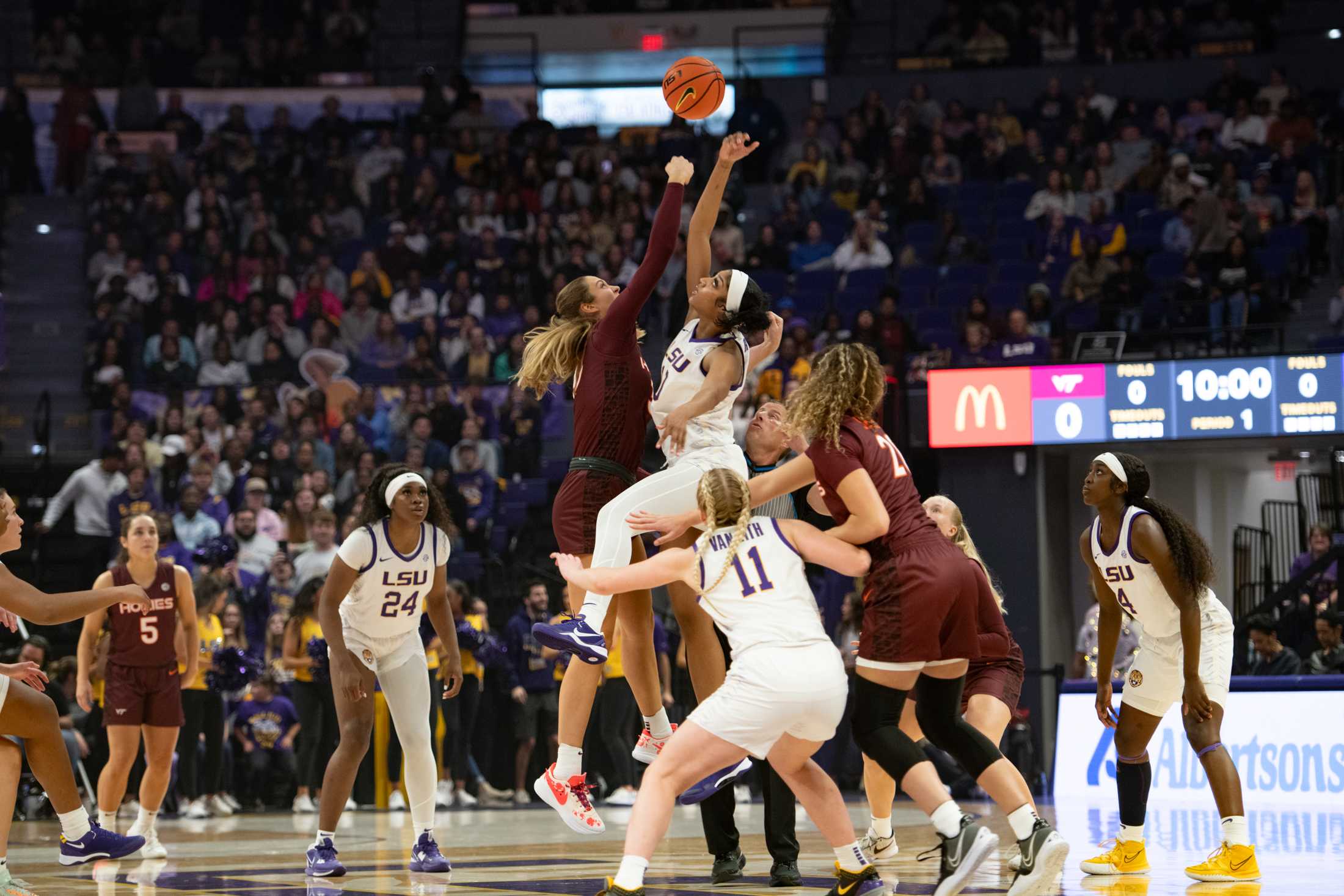 PHOTOS: LSU women's basketball defeats Virginia Tech 82-64 in the PMAC