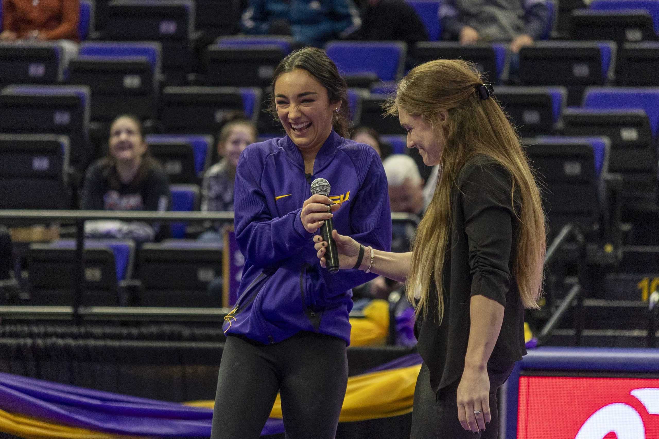 PHOTOS: LSU gymnastics holds exhibition in PMAC