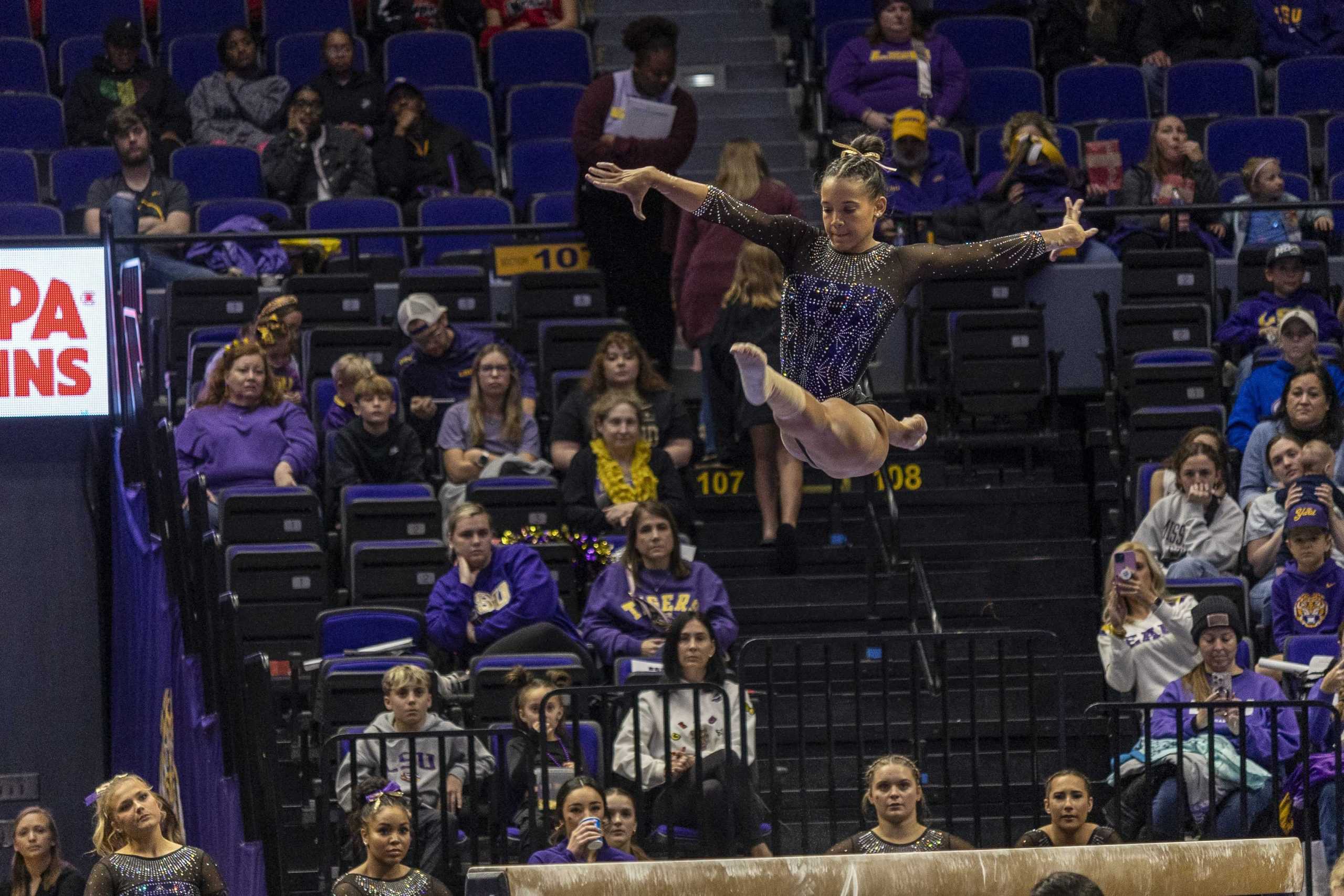 PHOTOS: LSU gymnastics holds exhibition in PMAC