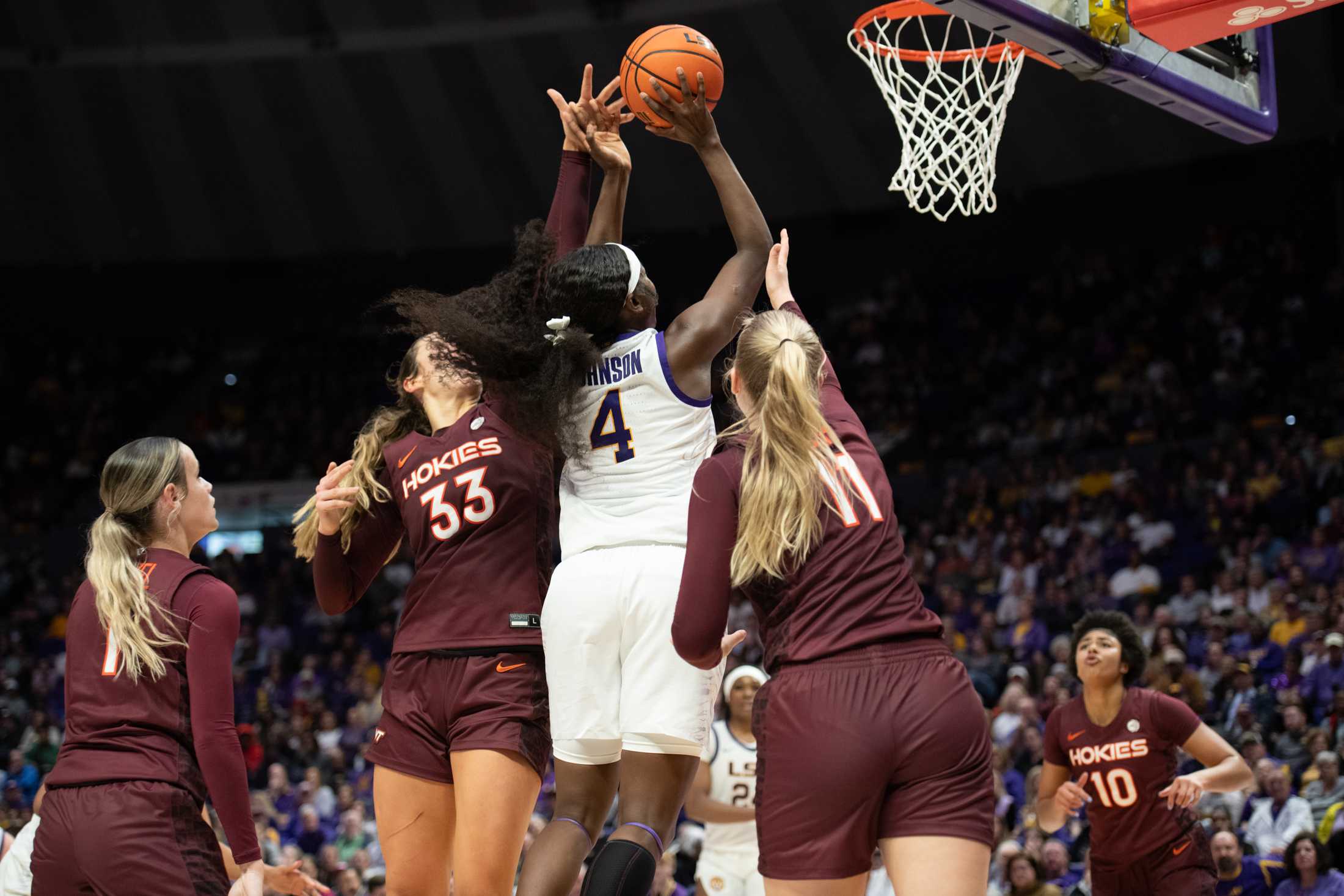 PHOTOS: LSU women's basketball defeats Virginia Tech 82-64 in the PMAC