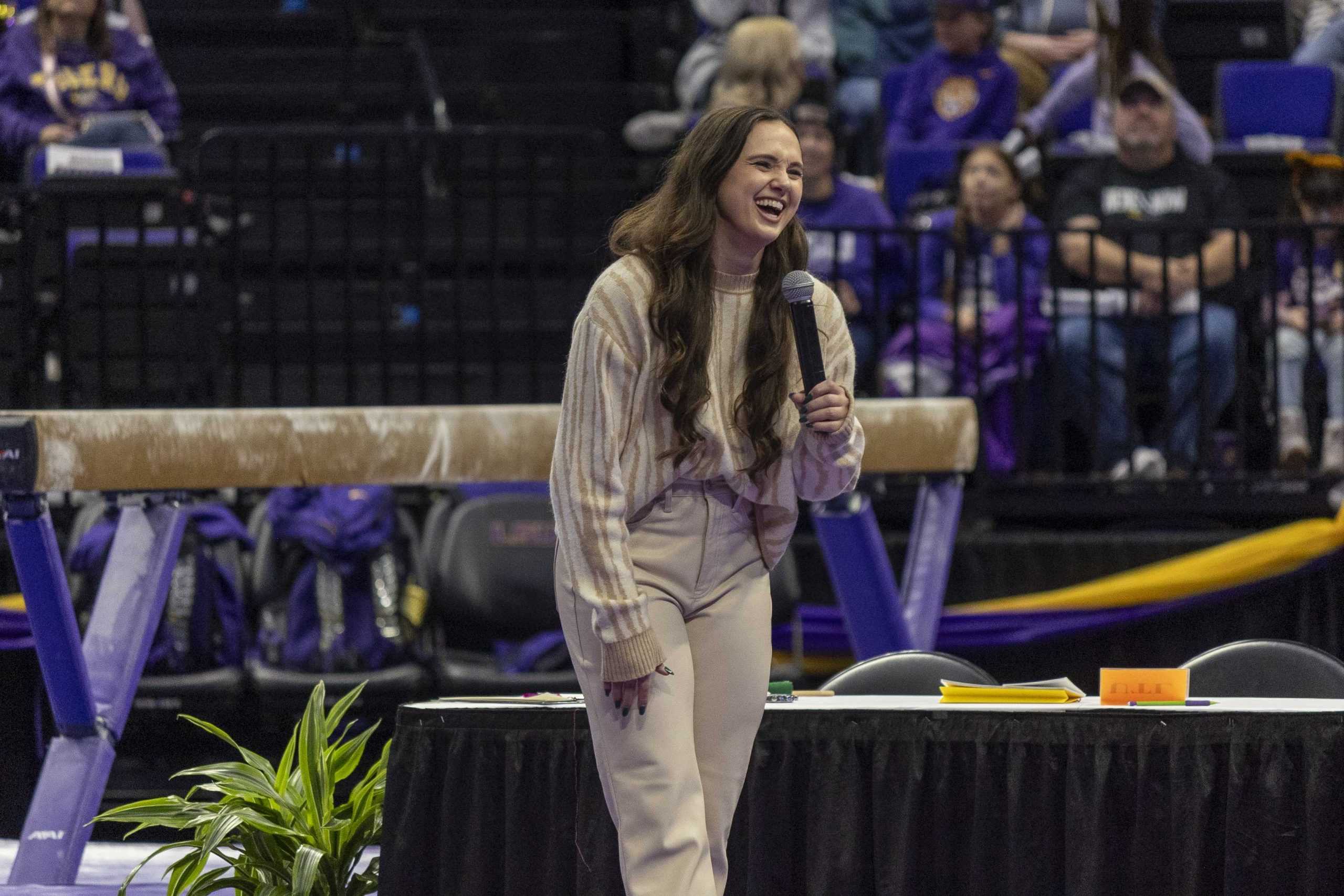 PHOTOS: LSU gymnastics holds exhibition in PMAC