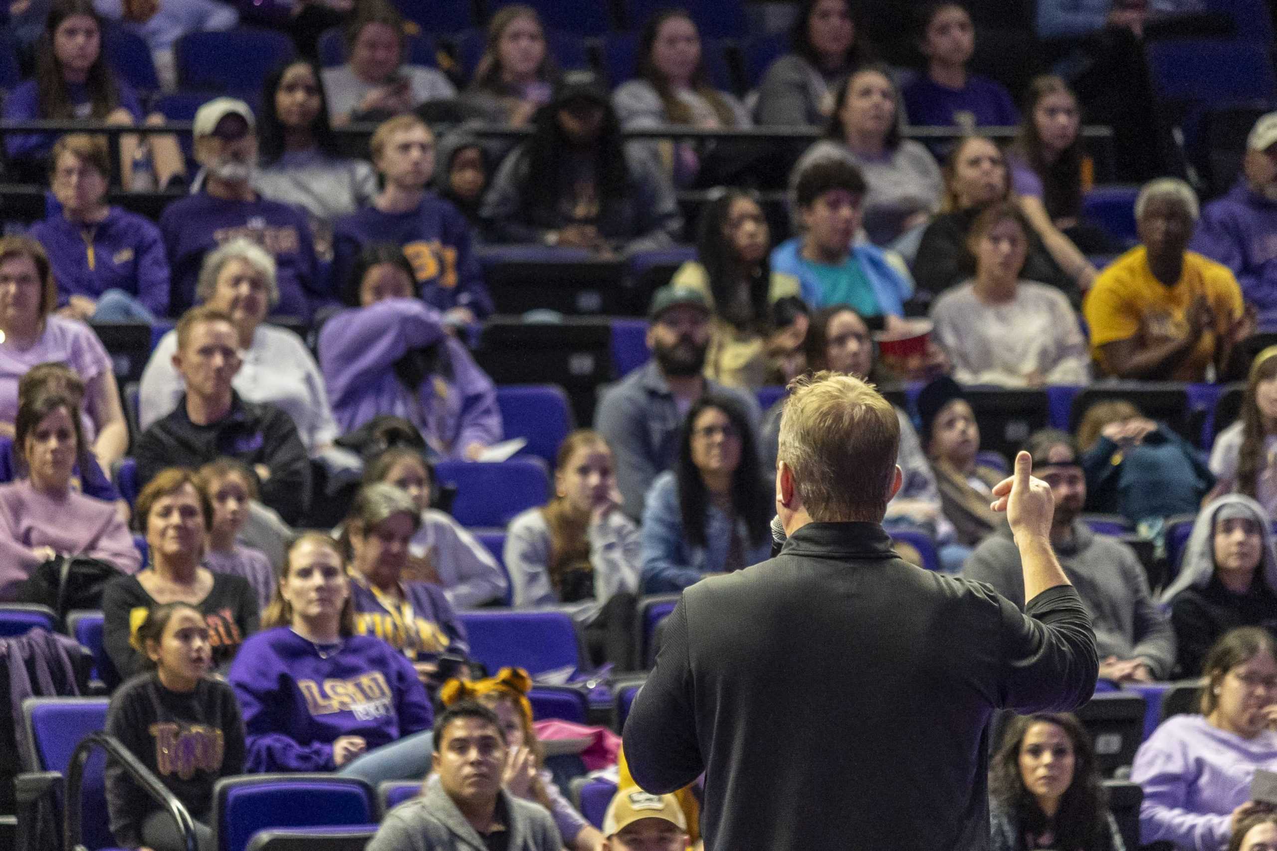 PHOTOS: LSU gymnastics holds exhibition in PMAC