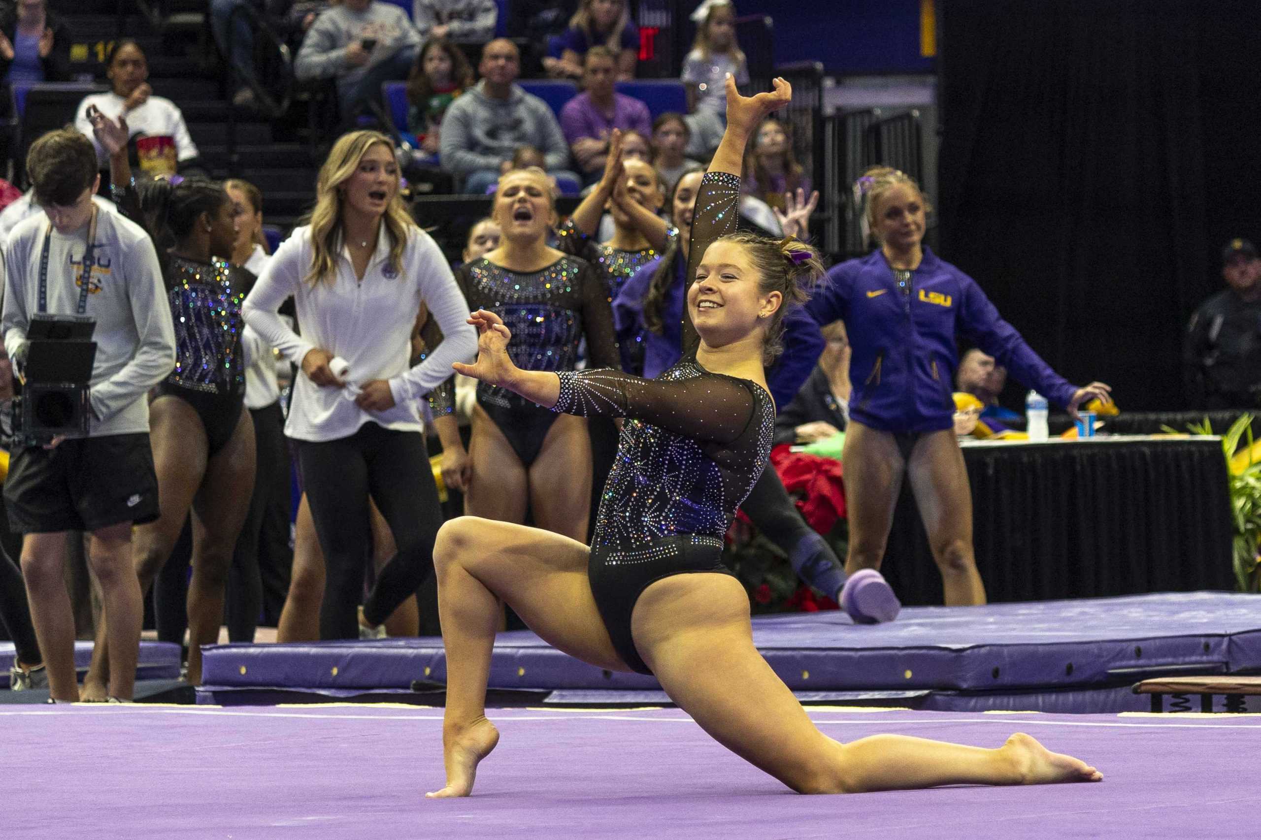 PHOTOS: LSU gymnastics holds exhibition in PMAC