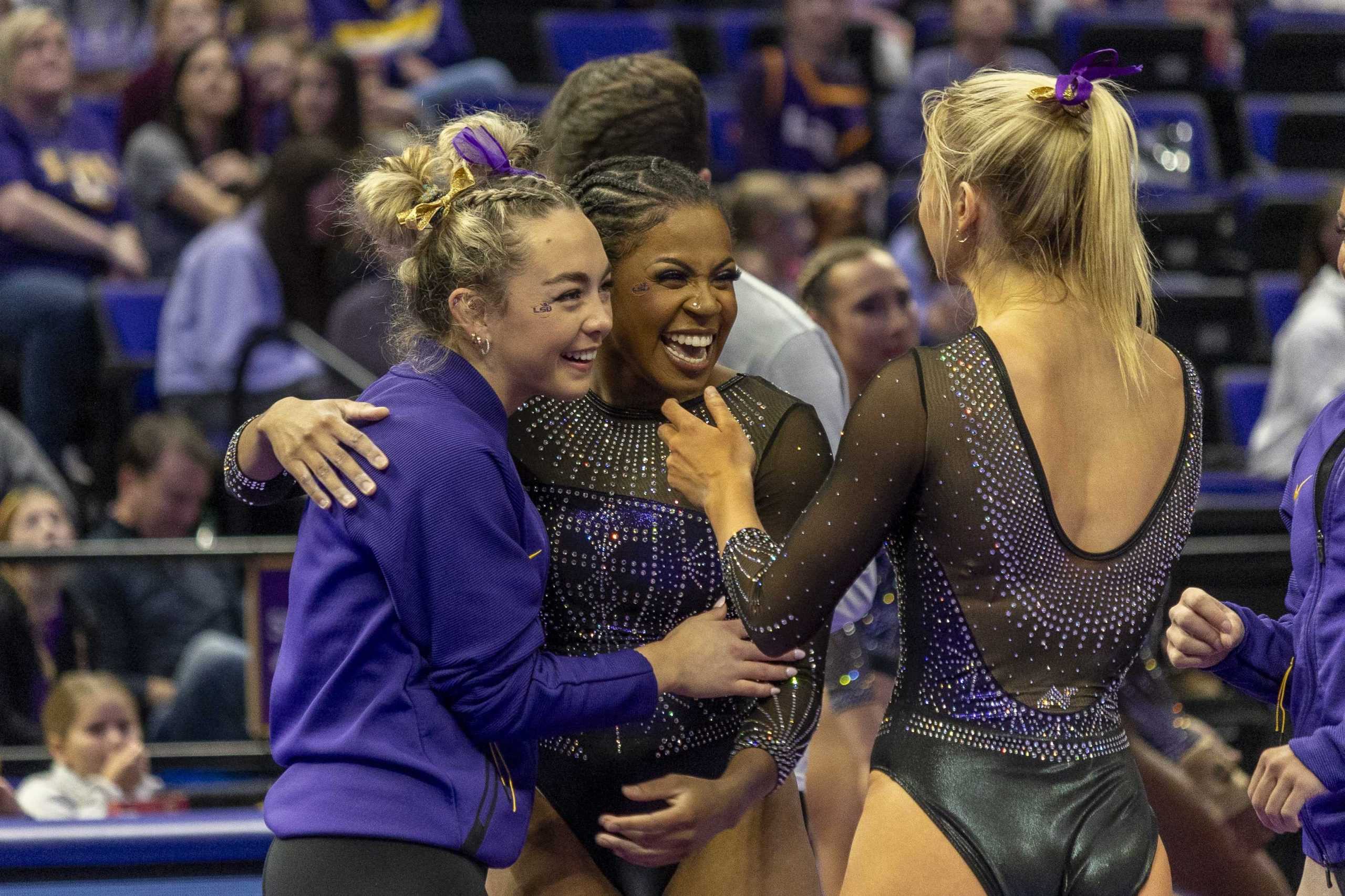 PHOTOS: LSU gymnastics holds exhibition in PMAC