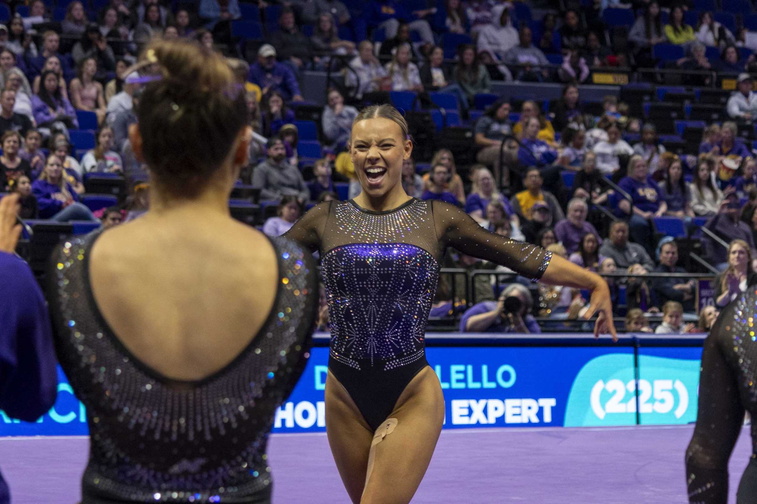 PHOTOS: LSU gymnastics holds exhibition in PMAC