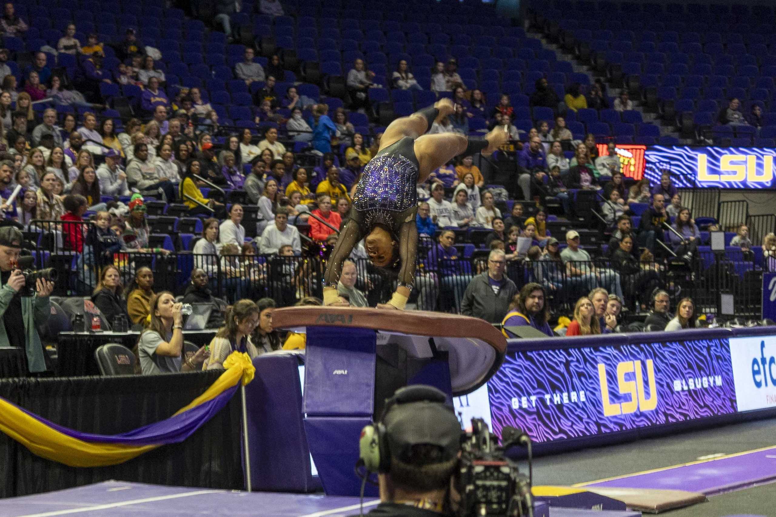 PHOTOS: LSU gymnastics holds exhibition in PMAC