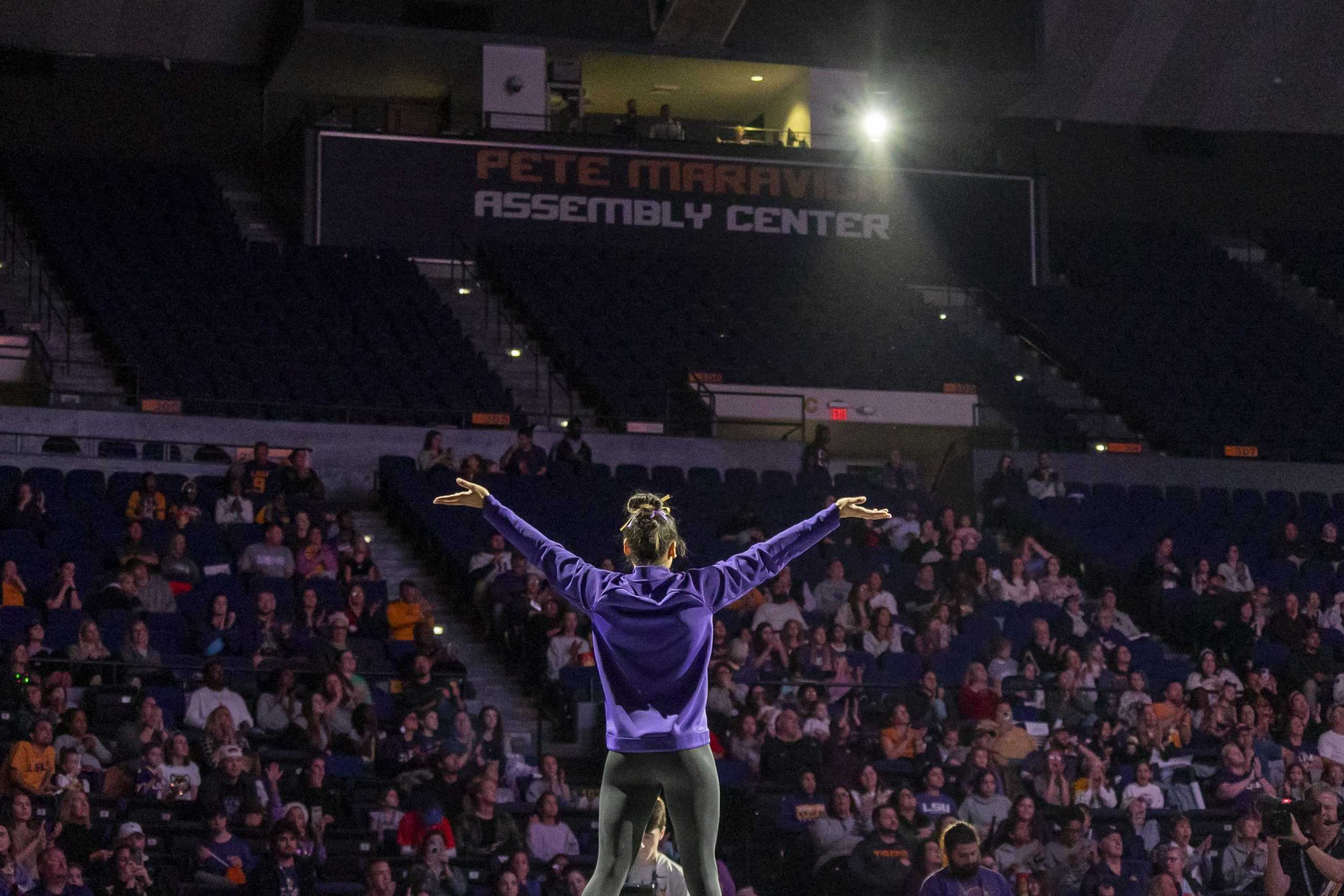 PHOTOS: LSU gymnastics holds exhibition in PMAC